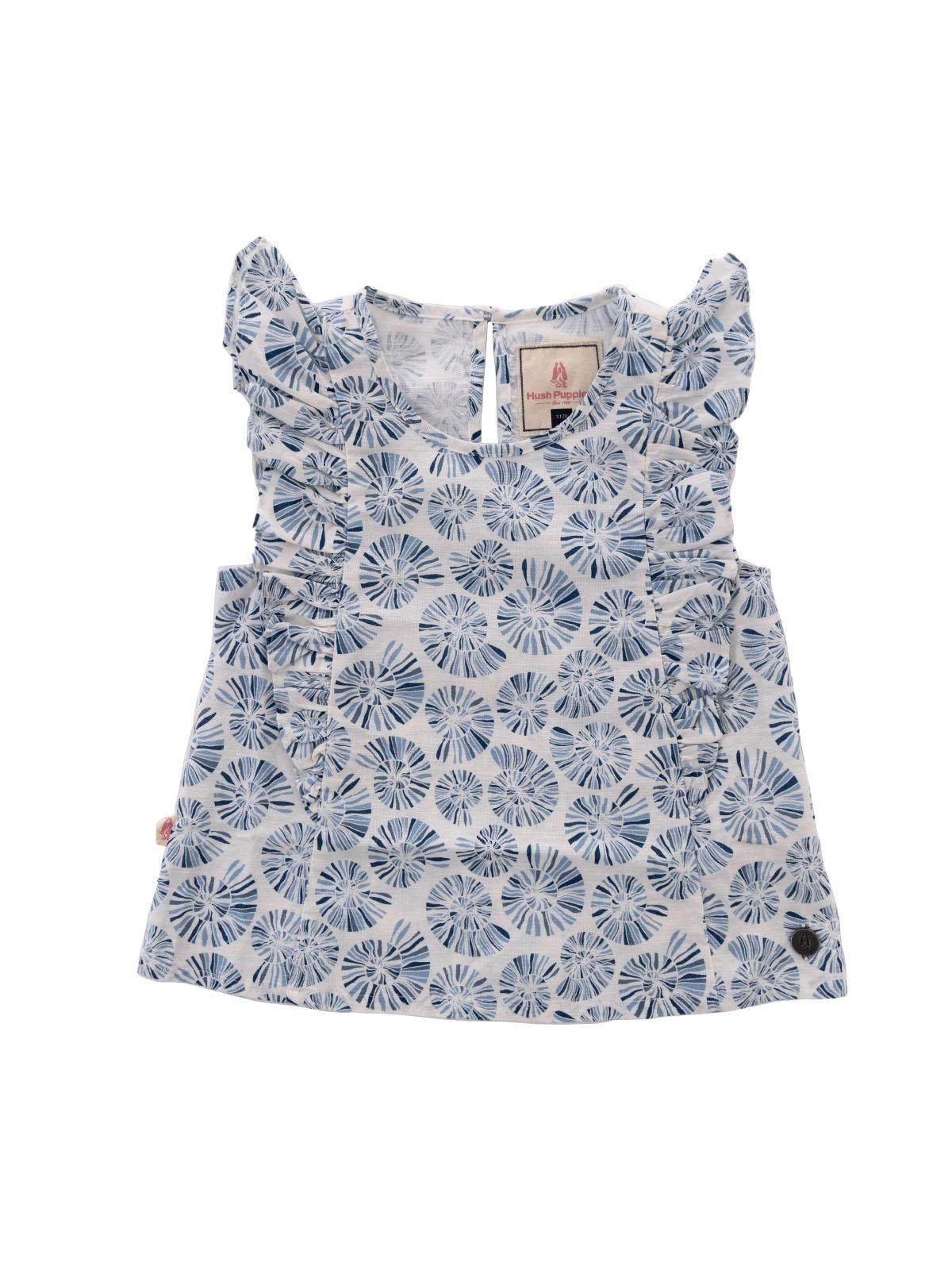 Polera Niña Enna Celeste-0