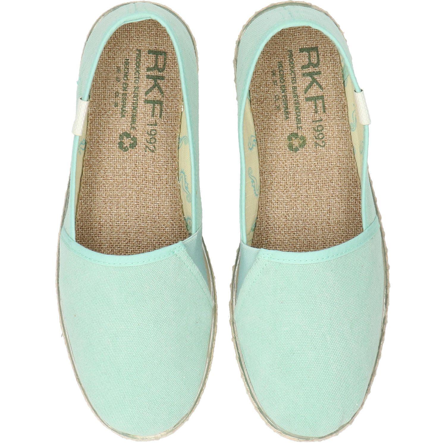 Alpargata Algodón Orgánico Mujer Maya Celeste-8