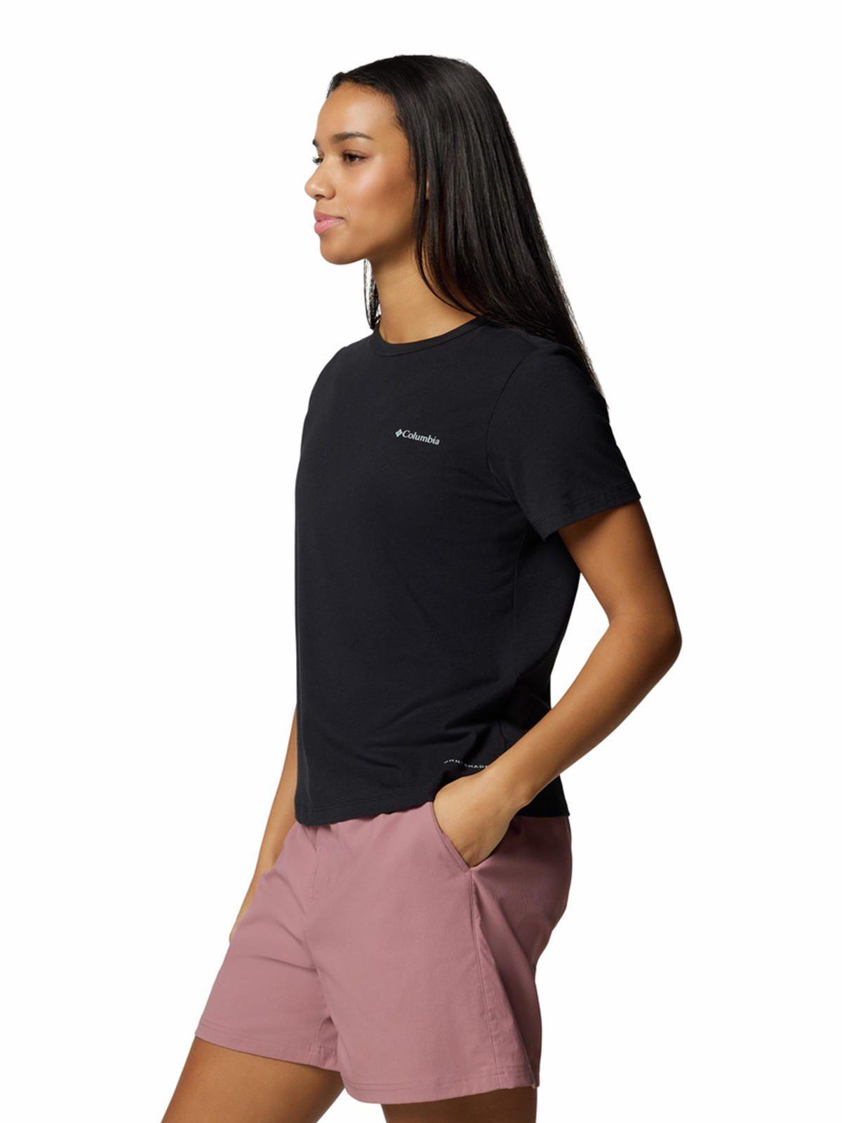 Polera Manga Corta Mujer Sun Trek II Negro-1