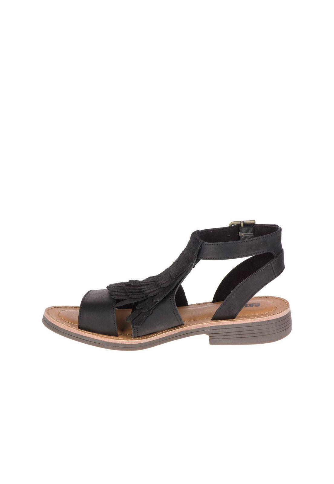 Sandalia Mujer Casual Arabella Negro-2