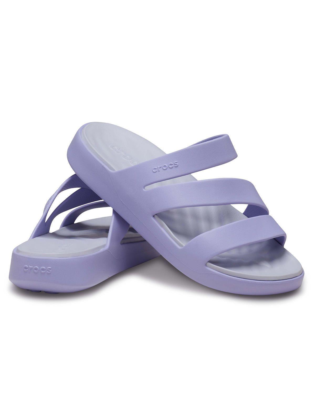 Sandalia Crocs Mujer Getaway Strappy Morado-3