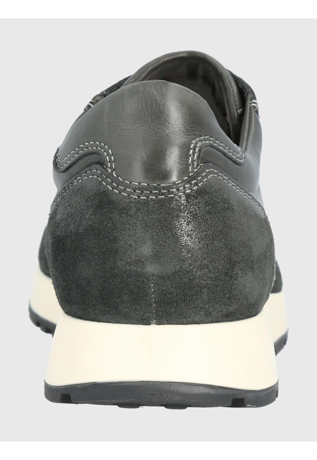 Zapatilla Cuero Negro Hombre Paramus -5