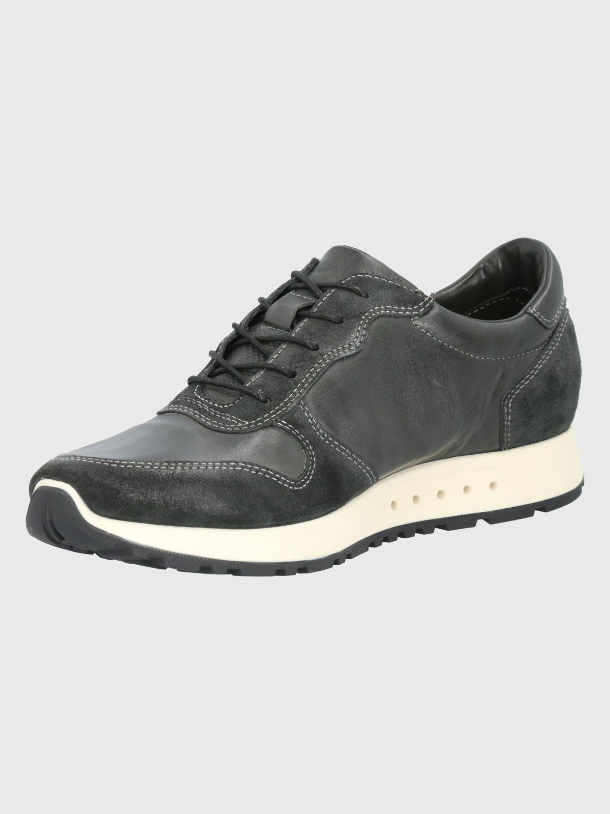 Zapatilla Cuero Negro Hombre Paramus -3