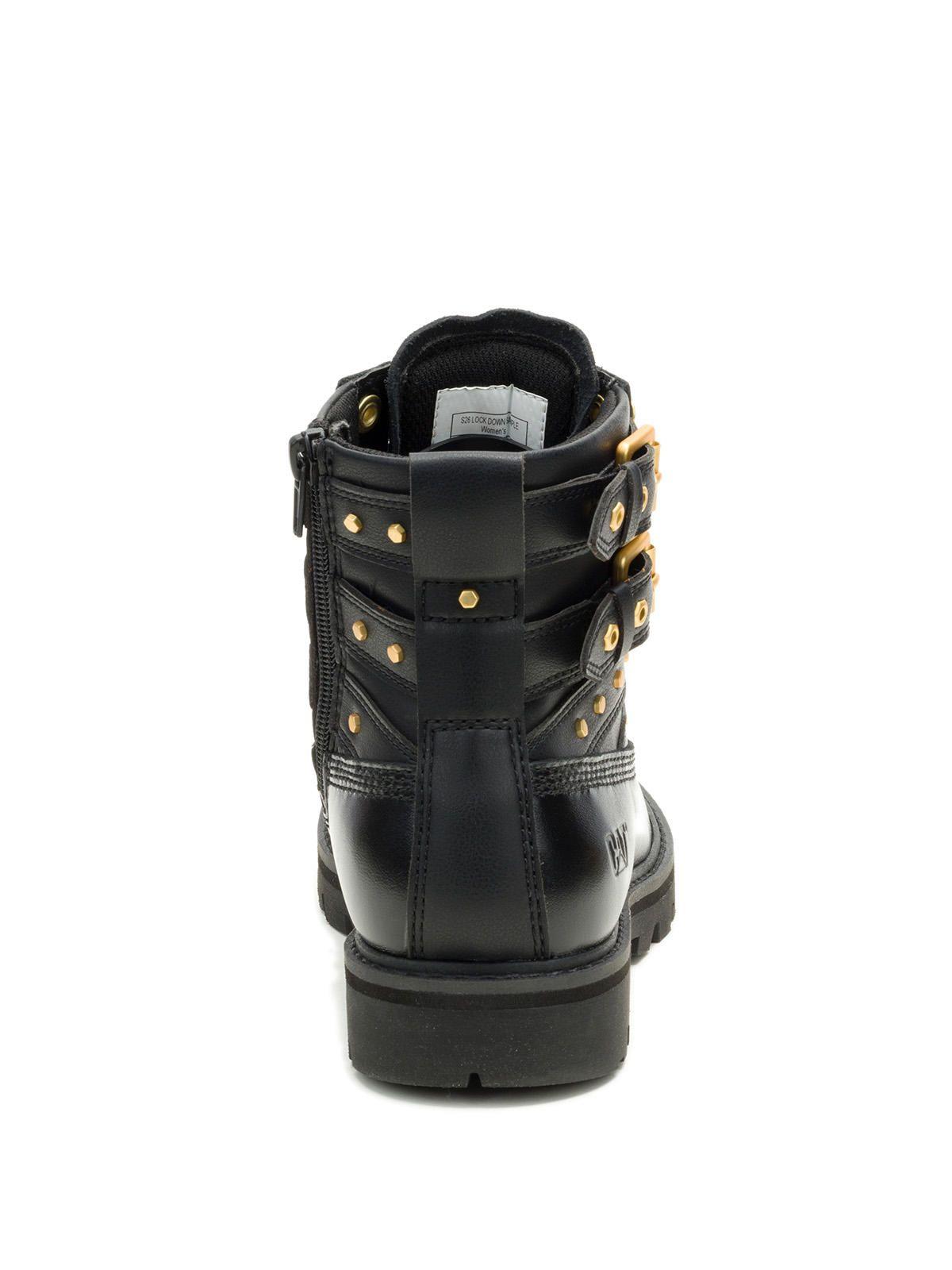 Botín Cuero Mujer Grader Ws Embellish Negro-5