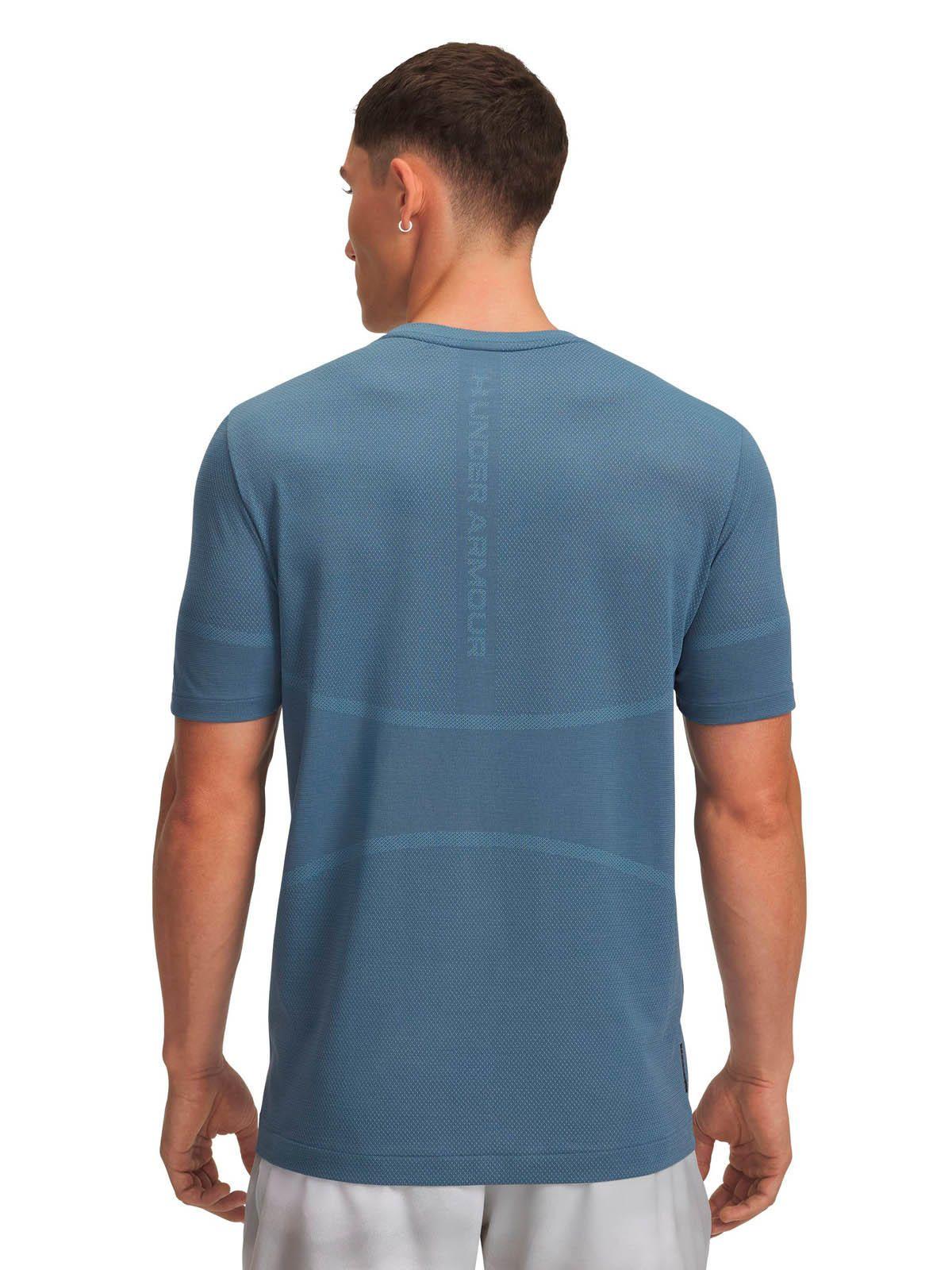 Polera Training hombre Vanish Elite Seamless Azul -1