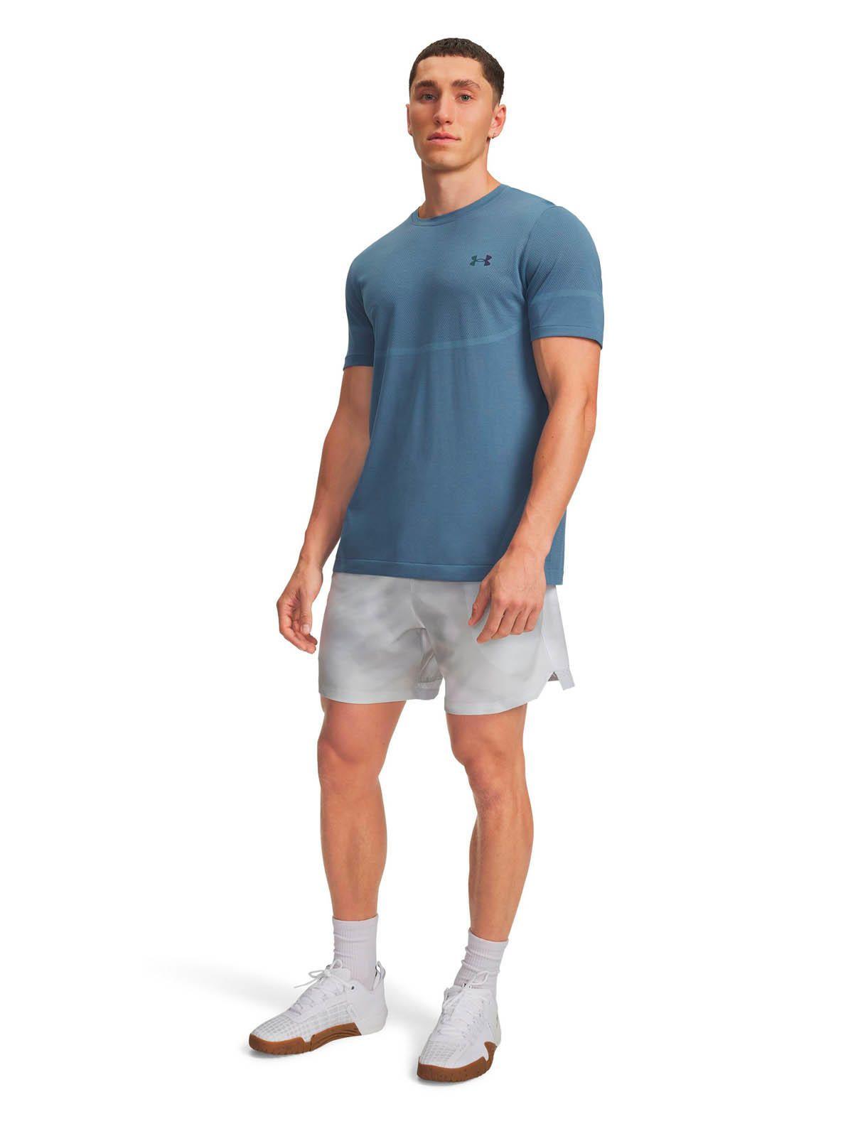 Polera Training hombre Vanish Elite Seamless Azul -3