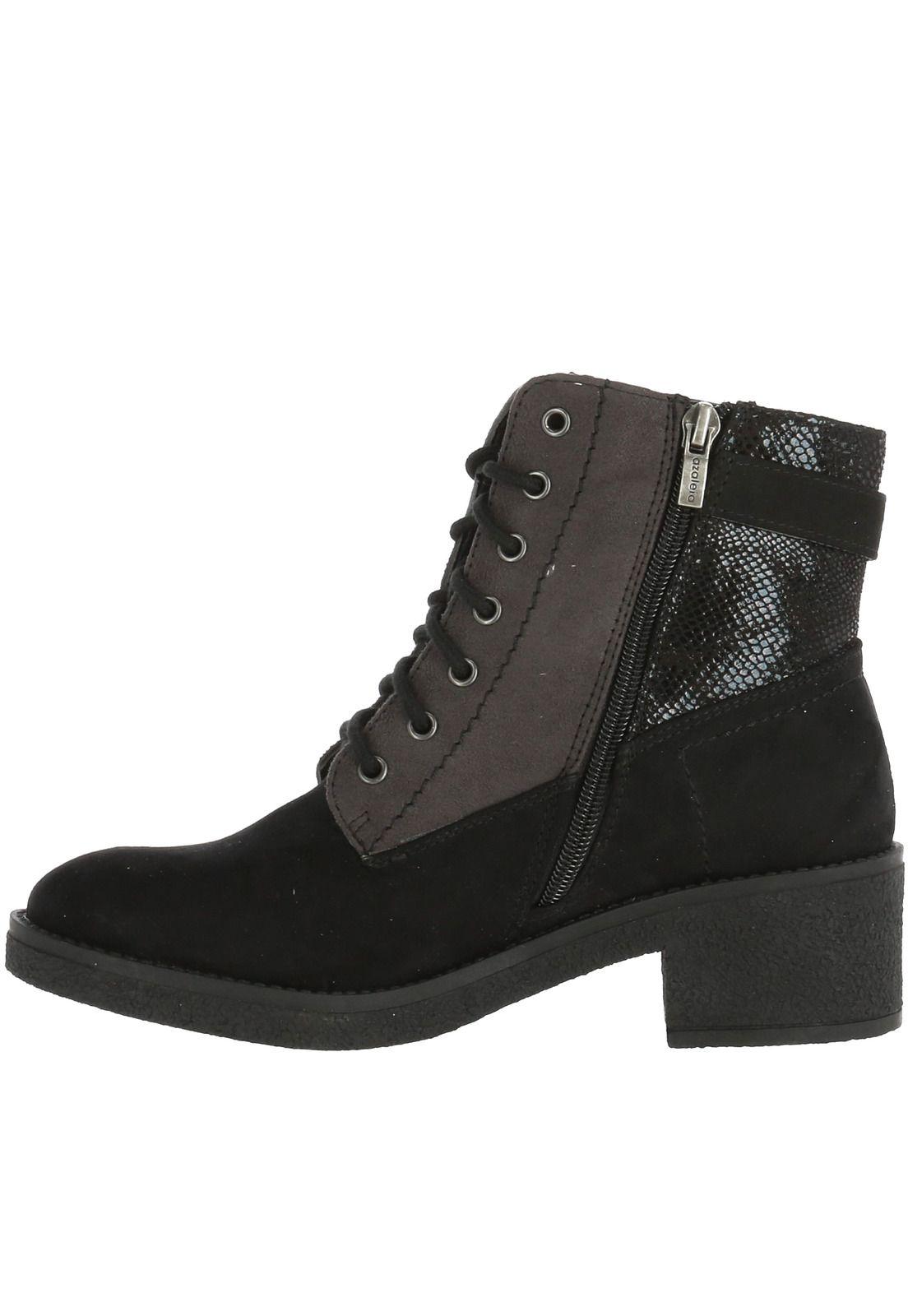 Botín Spike Negro-2