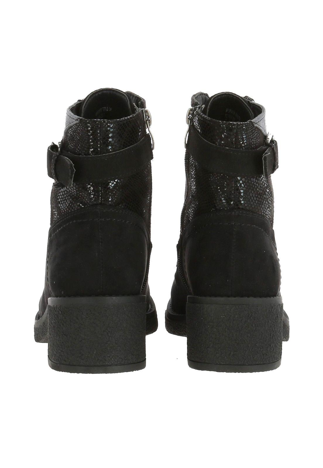 Botín Spike Negro-3