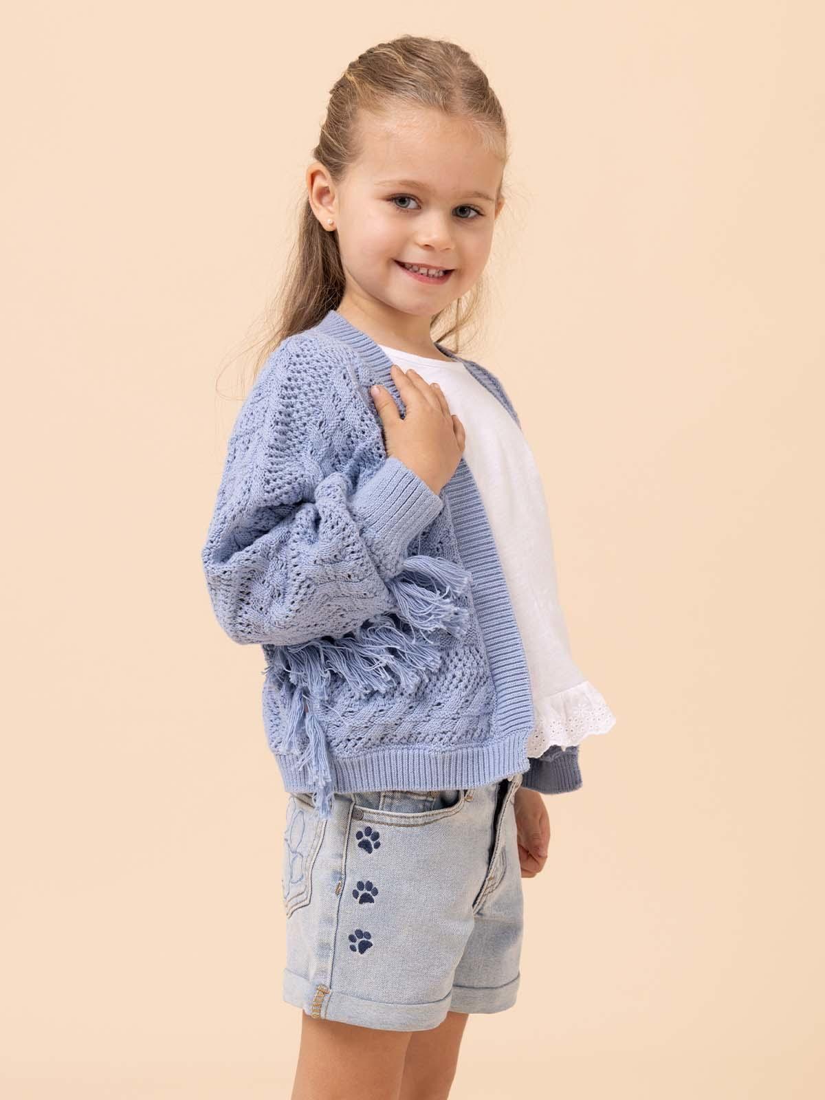 Chaleco Niña Florencia Azul-4