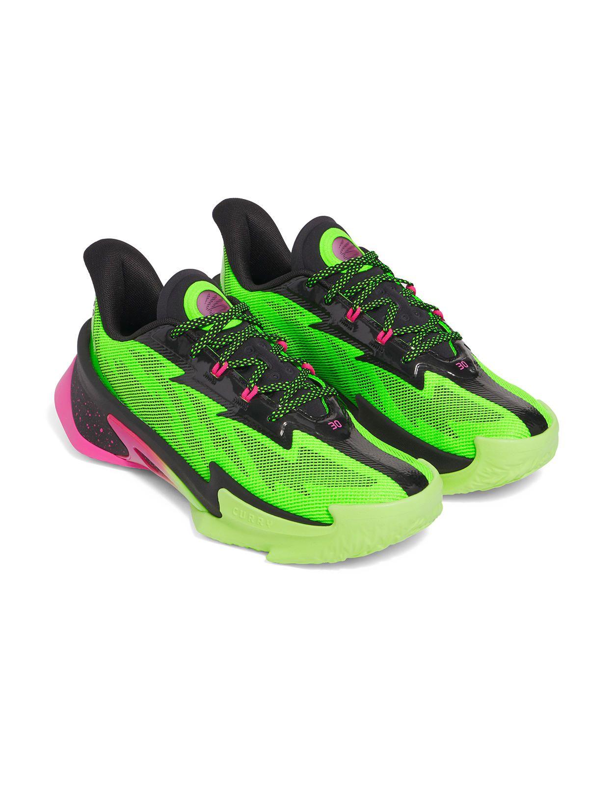 Zapatilla Basket Curry Series 7 verde -4