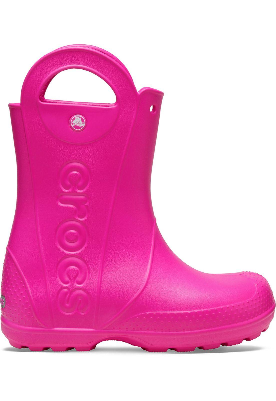 Bota de Agua Crocs Niña Rosado-0