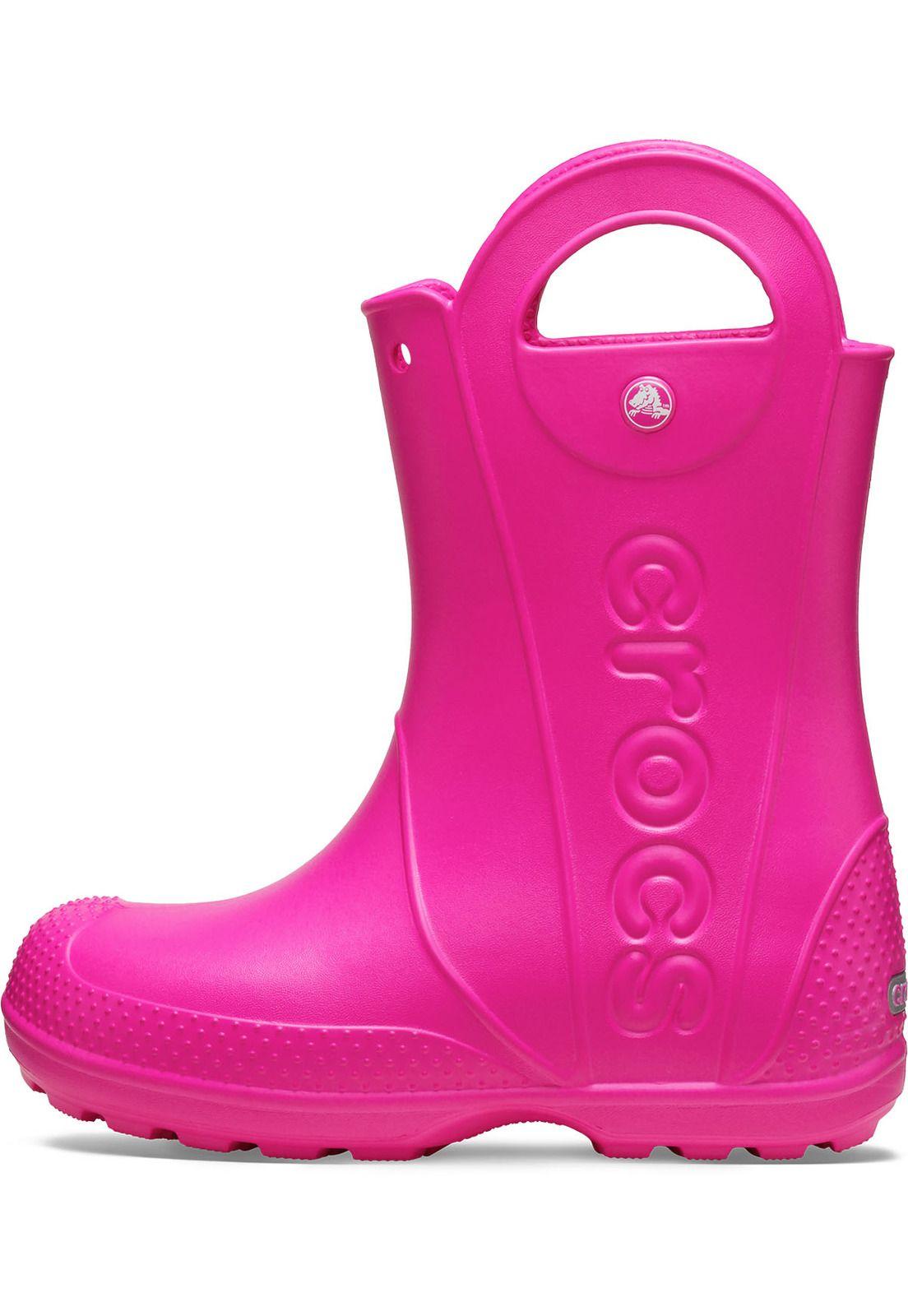 Bota de Agua Crocs Niña Rosado-1