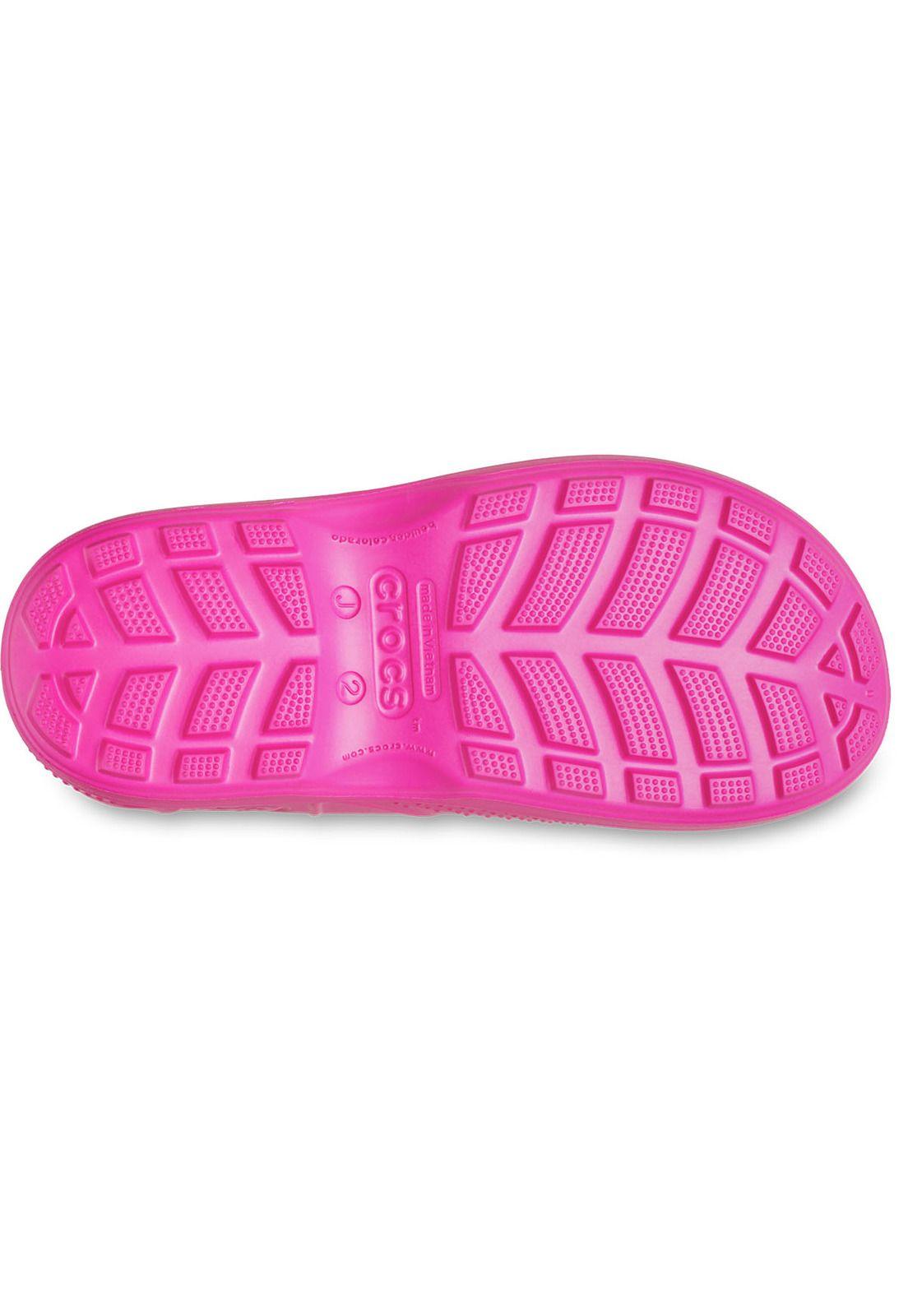 Bota de Agua Crocs Niña Rosado-5