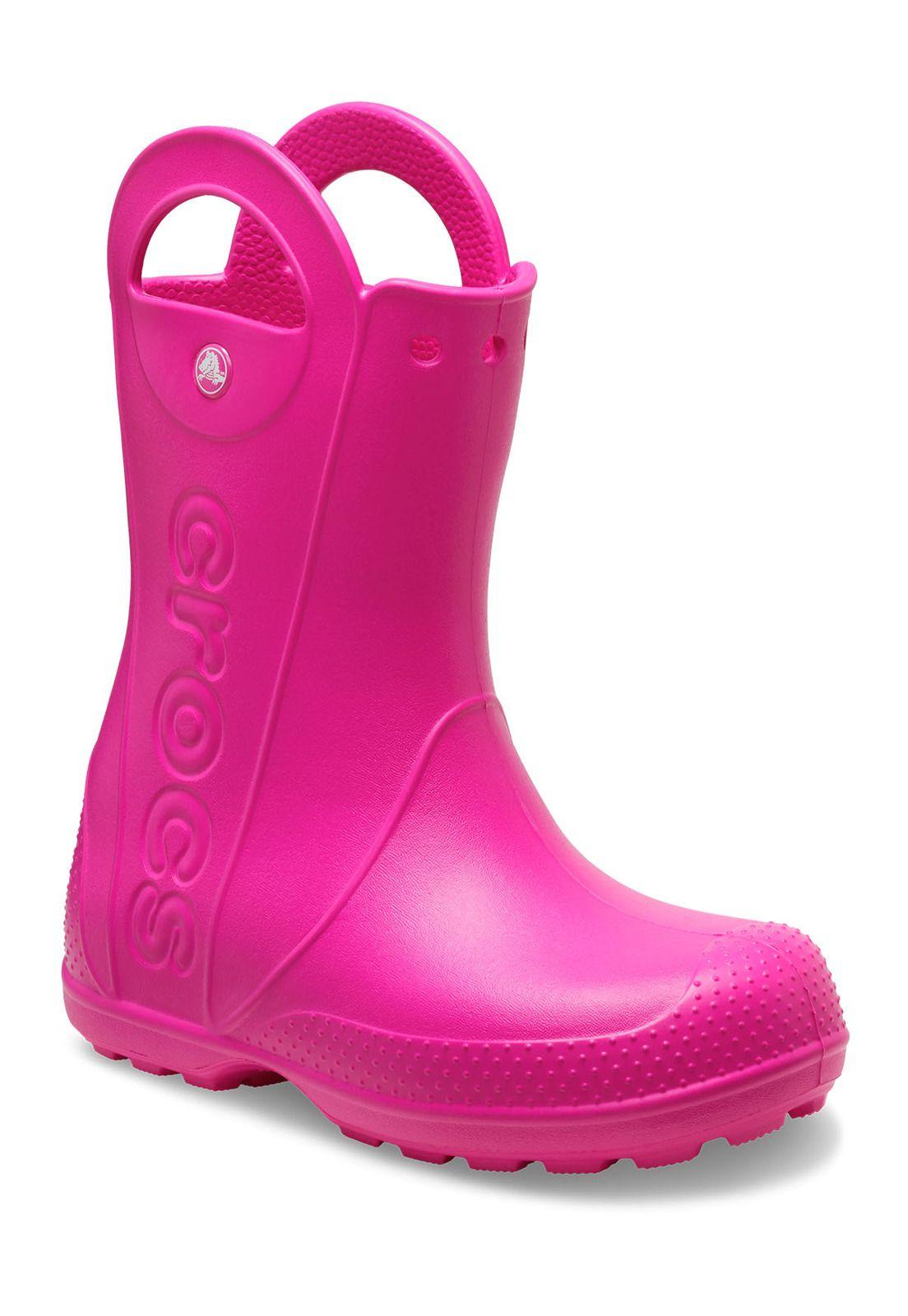 Bota de Agua Crocs Niña Rosado-6