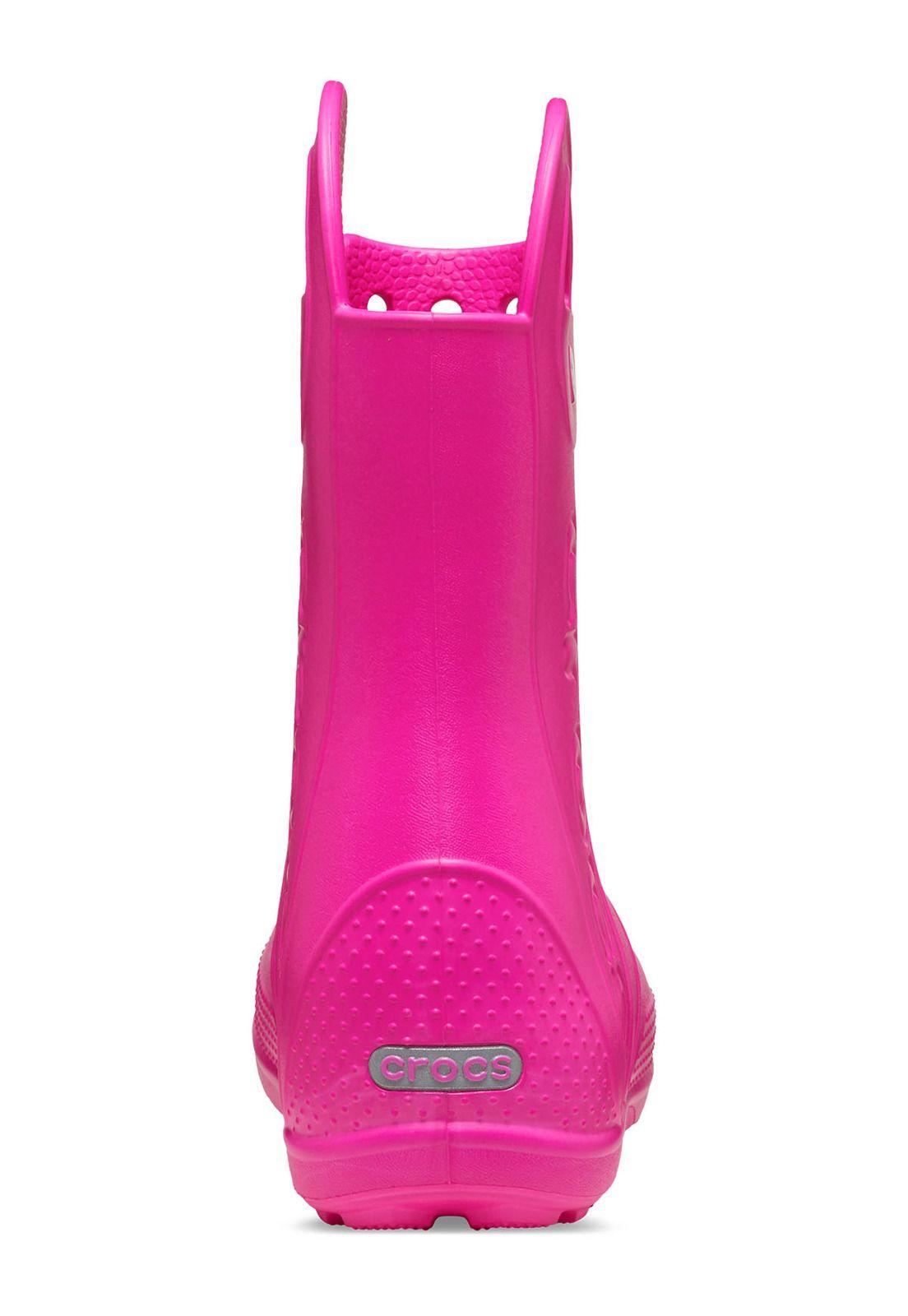 Bota de Agua Crocs Niña Rosado-7