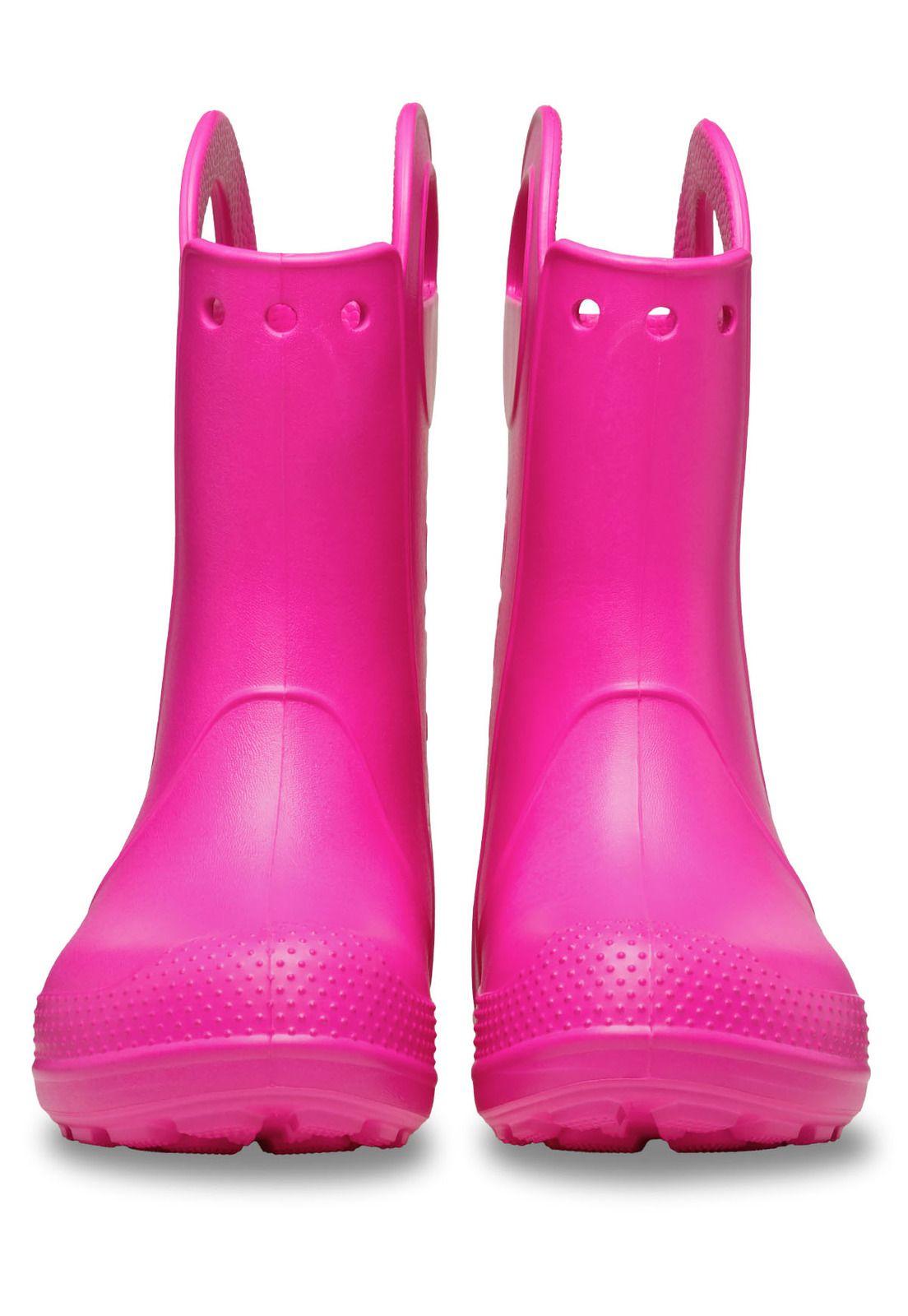 Bota de Agua Crocs Niña Rosado-8