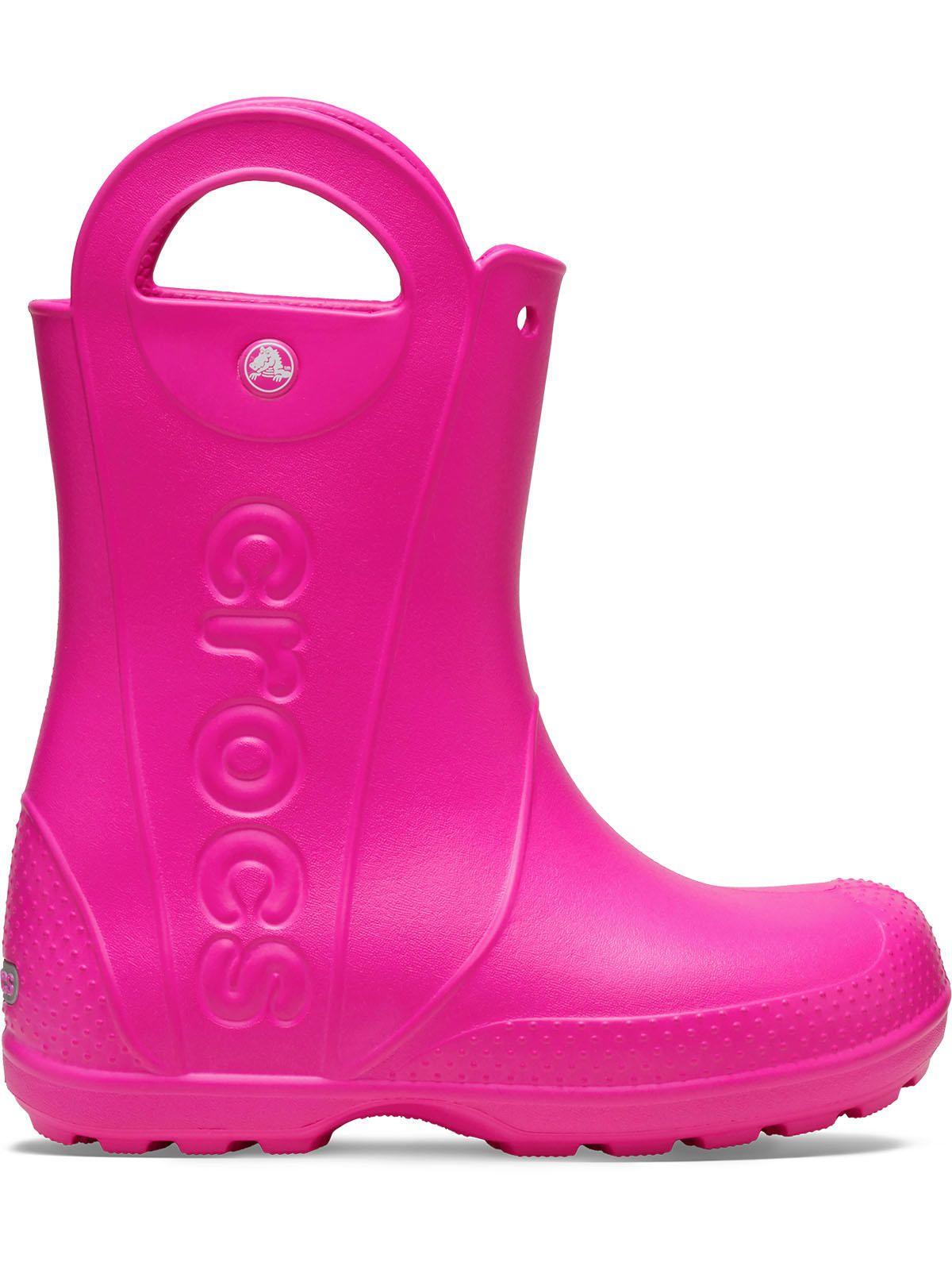 Bota de Agua Crocs Niña Rosado-0
