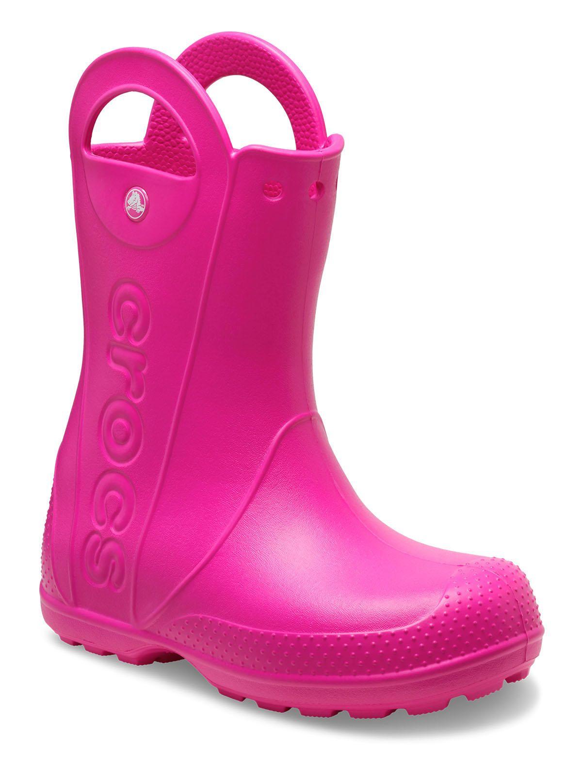 Bota de Agua Crocs Niña Rosado-6