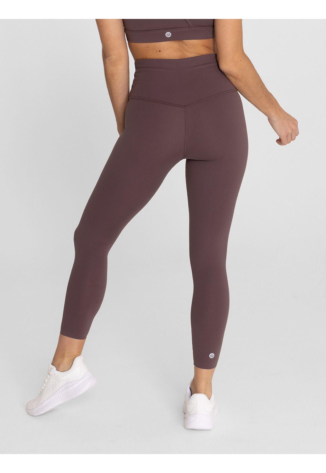 Calza 7/8 Mujer Ankle Juno Café-1