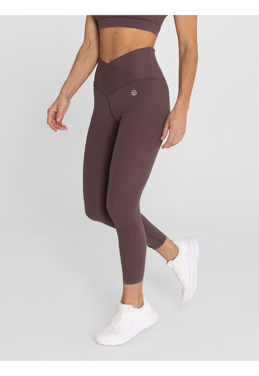 Calza 7/8 Mujer Ankle Juno Café-3