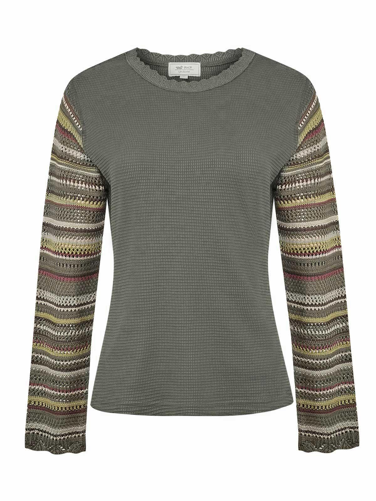 Polera Algodón Orgánico Mujer Acacia Verde-0
