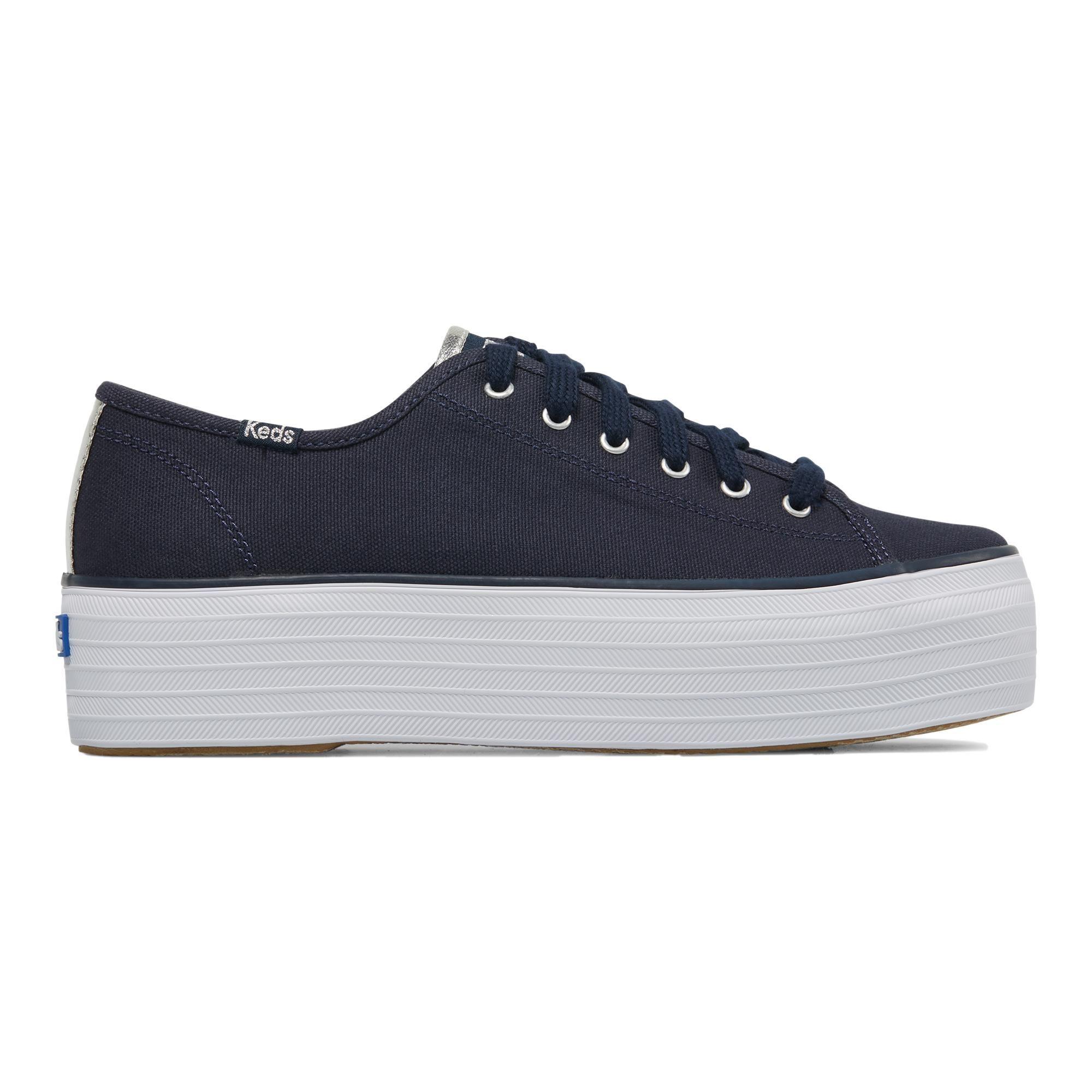 Zapatilla Mujer Triple Up Canvas Azul-0