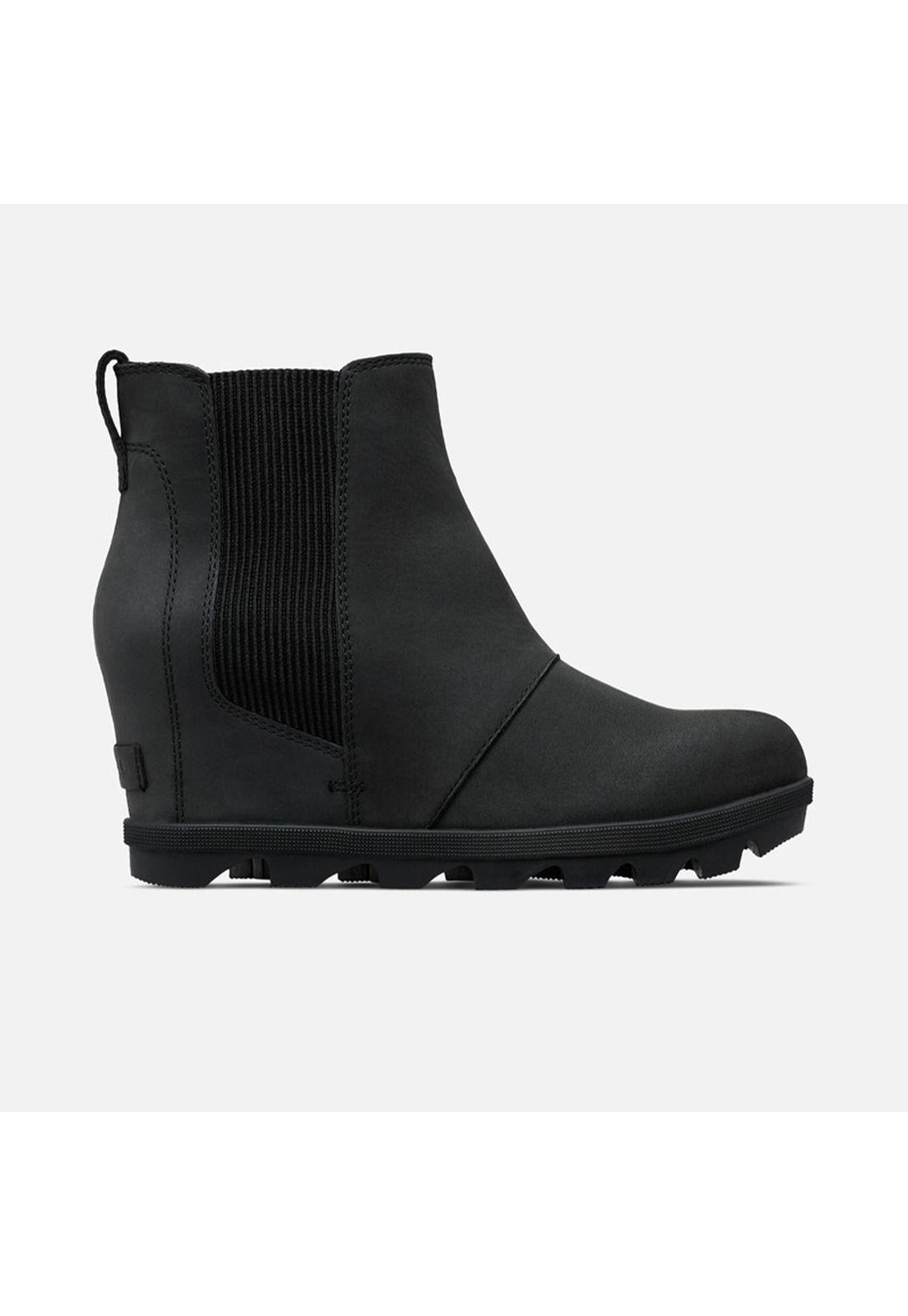 Bota Joan Of Arctic Wedge Ii Chelsea Negro Mujer-0
