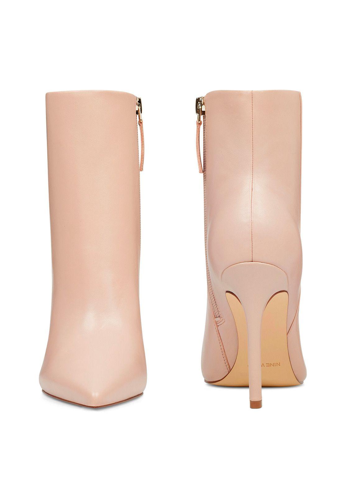 Botín Cuero Trendluver Beige Mujer-4