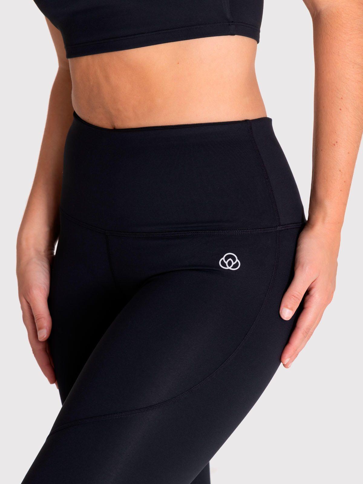 Calza 7/8 Mujer Ankle Kaira Negra-4