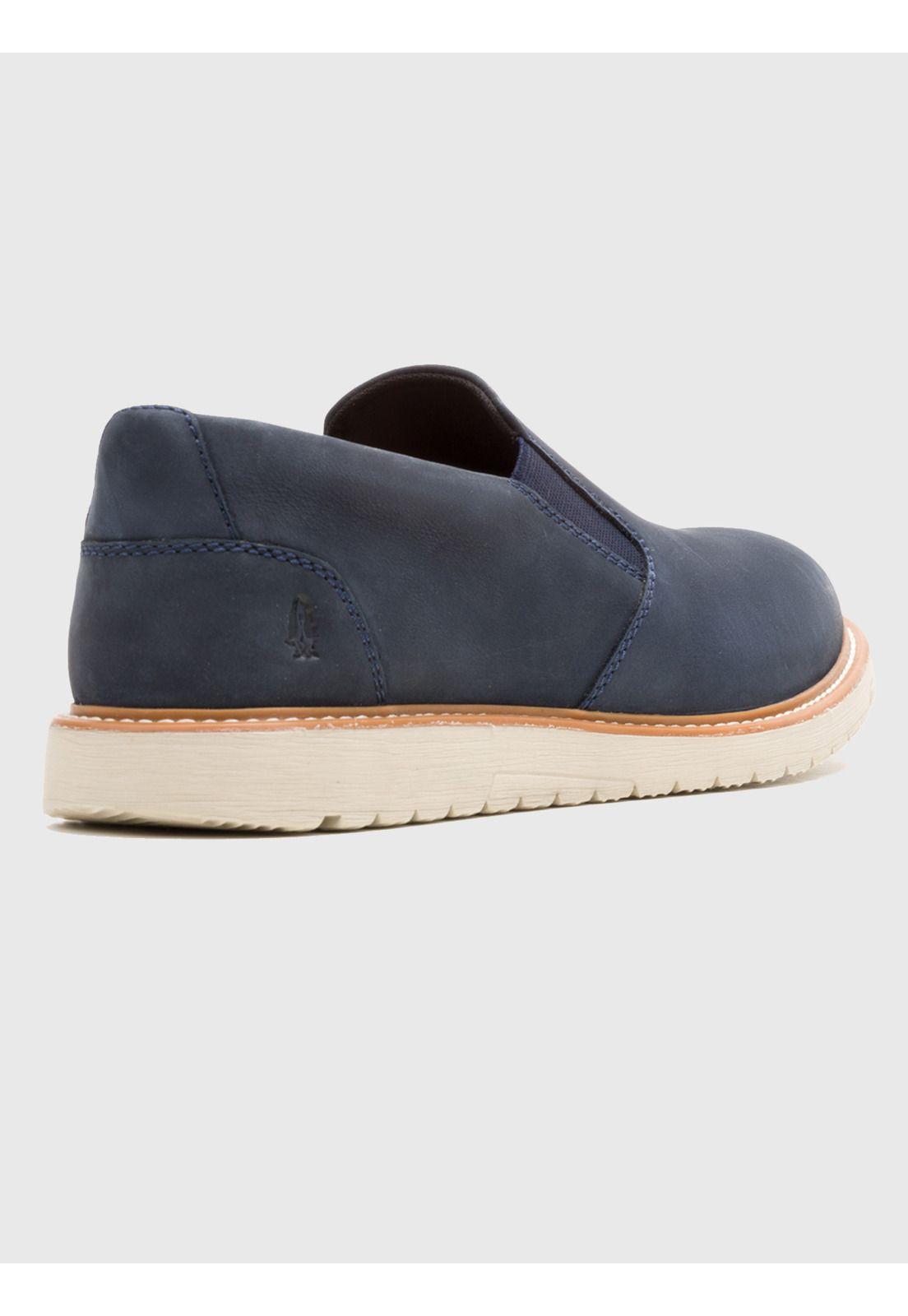 Zapato Cuero Hombre Jenson Slip On Azul-3