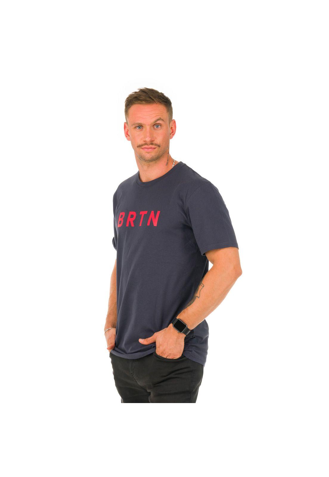 Polera M/C Hombre Space Logo Grafito -1