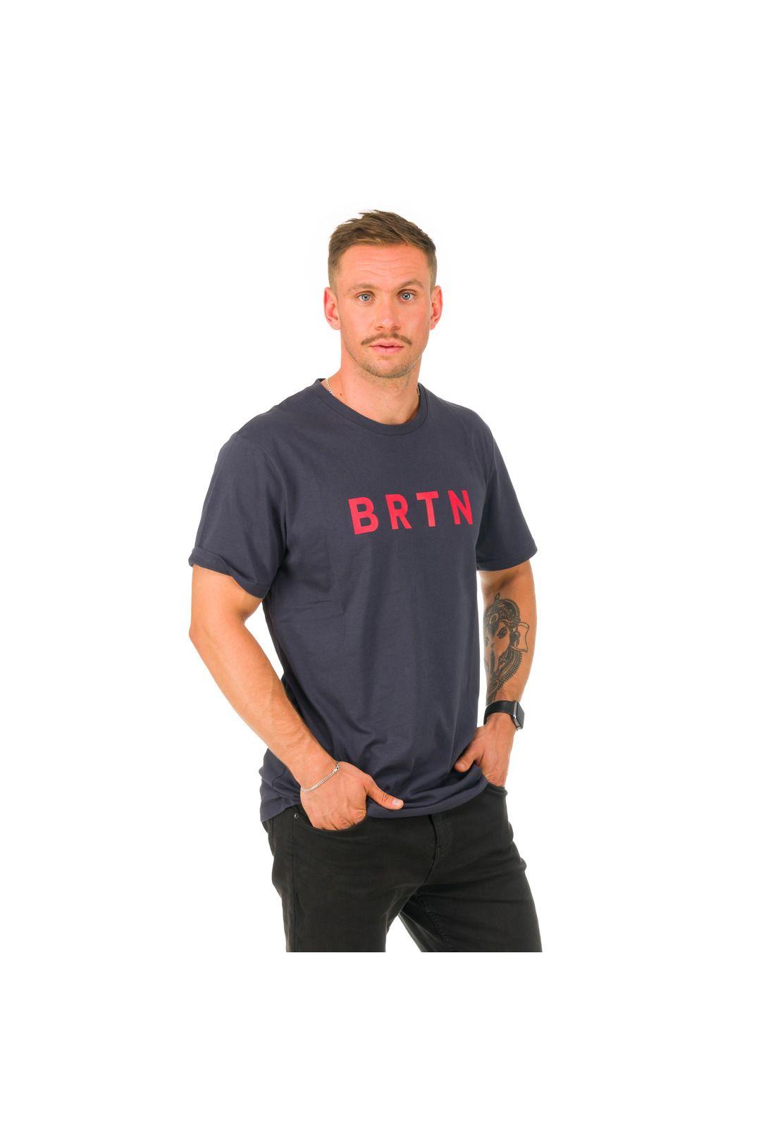 Polera M/C Hombre Space Logo Grafito -3