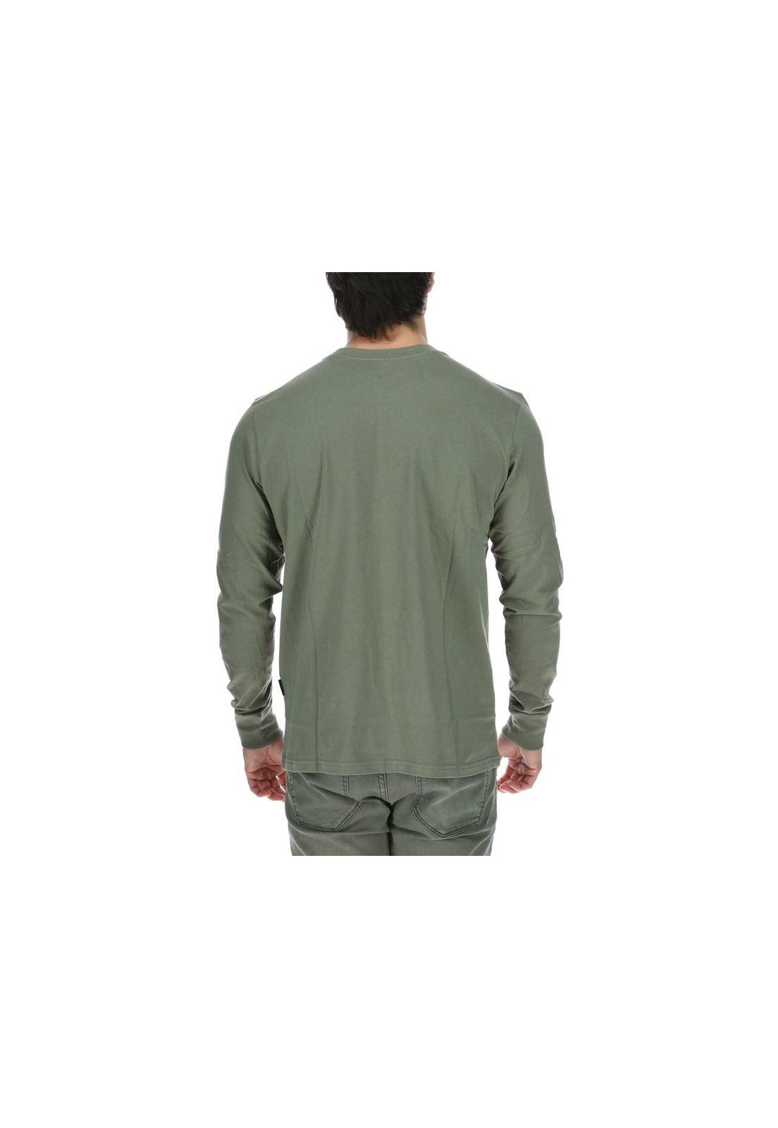 Polera M/L Hombre Unity Ls Verde-2