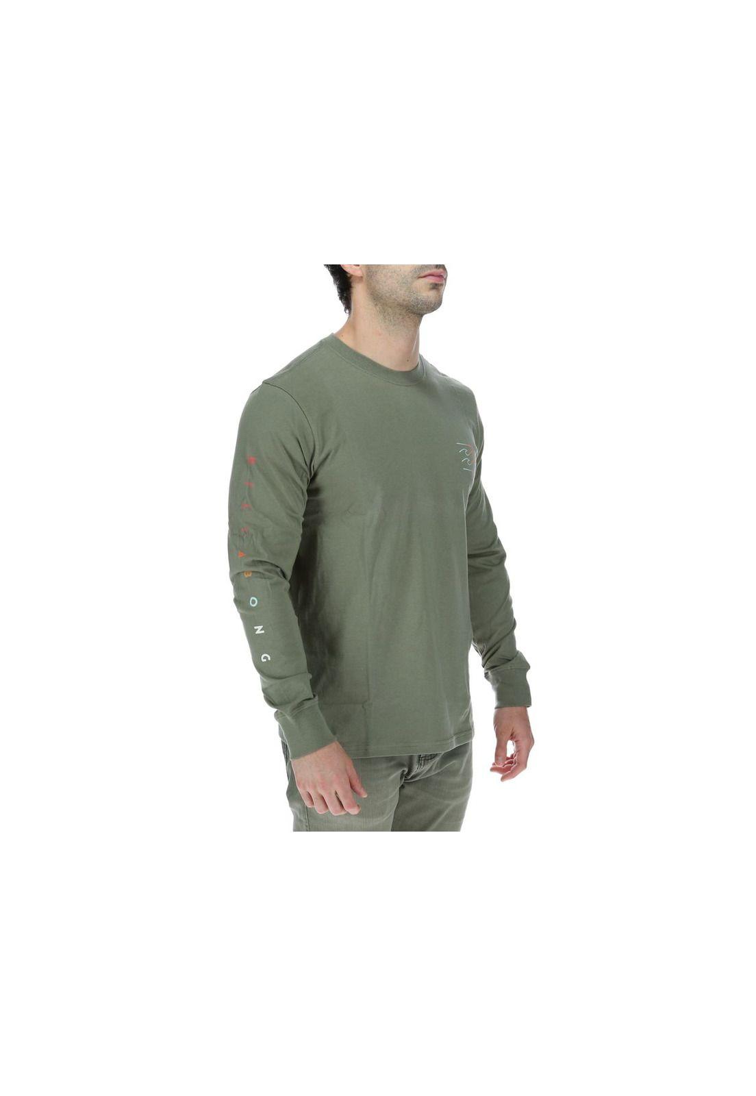 Polera M/L Hombre Unity Ls Verde-3