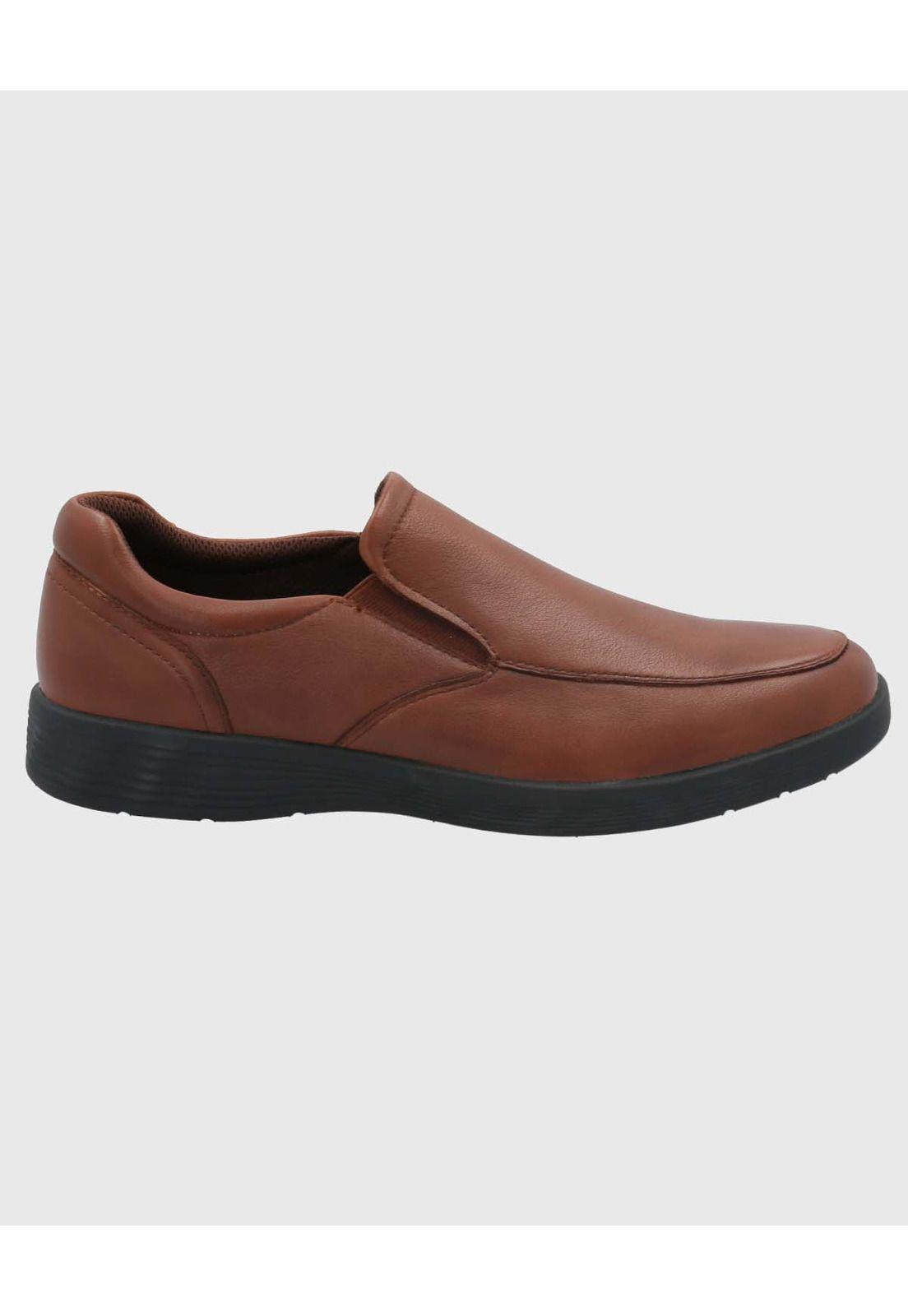 Slip On Cuero Hombre Spinal Urban Café-1