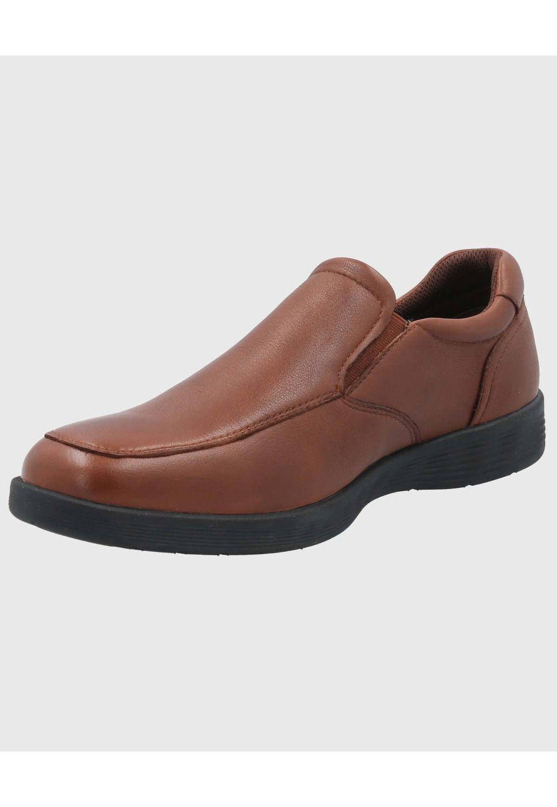 Slip On Cuero Hombre Spinal Urban Café-4