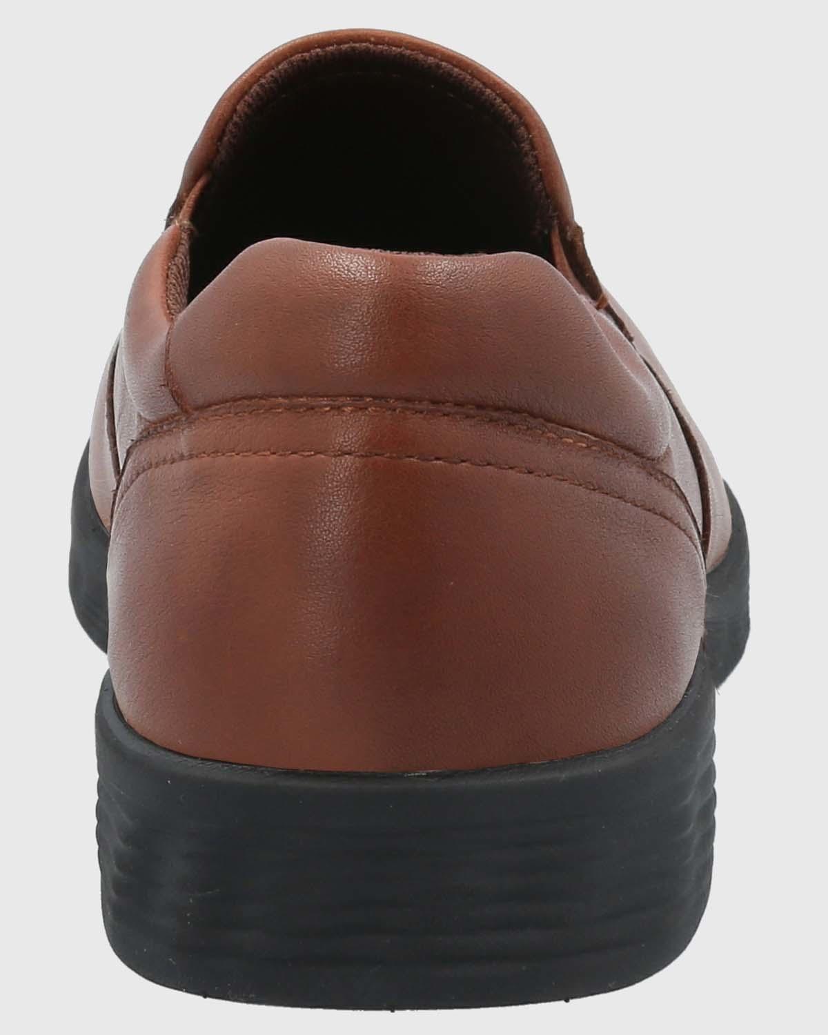 Slip On Cuero Hombre Spinal Urban Café-6