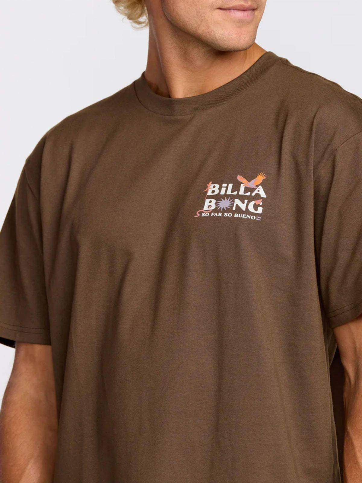 Polera M/C Hombre Land To Sea Regular Café-5