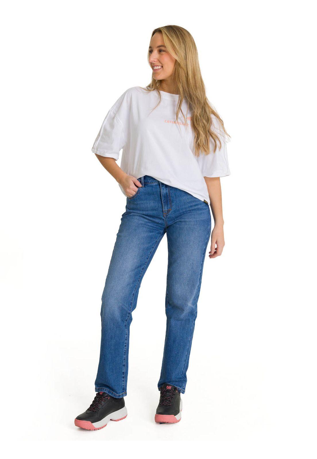 Polera Manga Corta Oversize Mujer Diseño Blanca-5