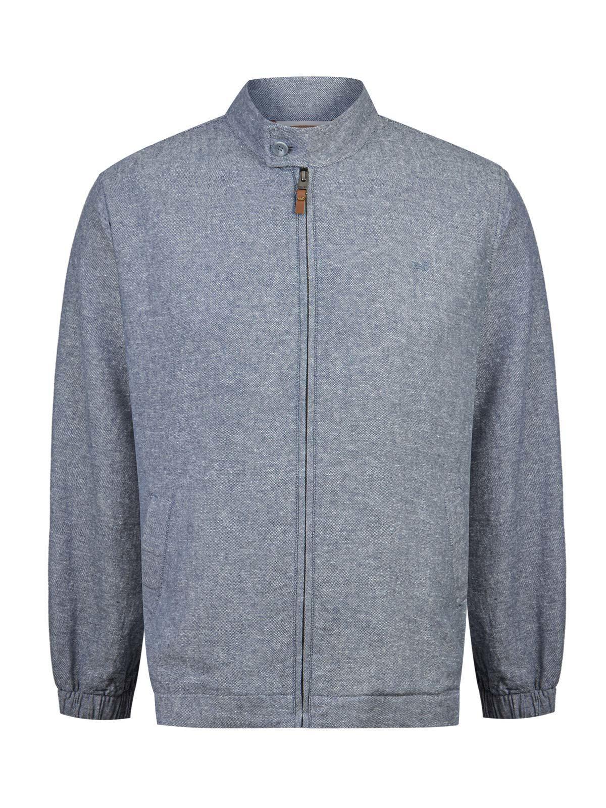 Chaqueta Lino Hombre Lido Gris-0