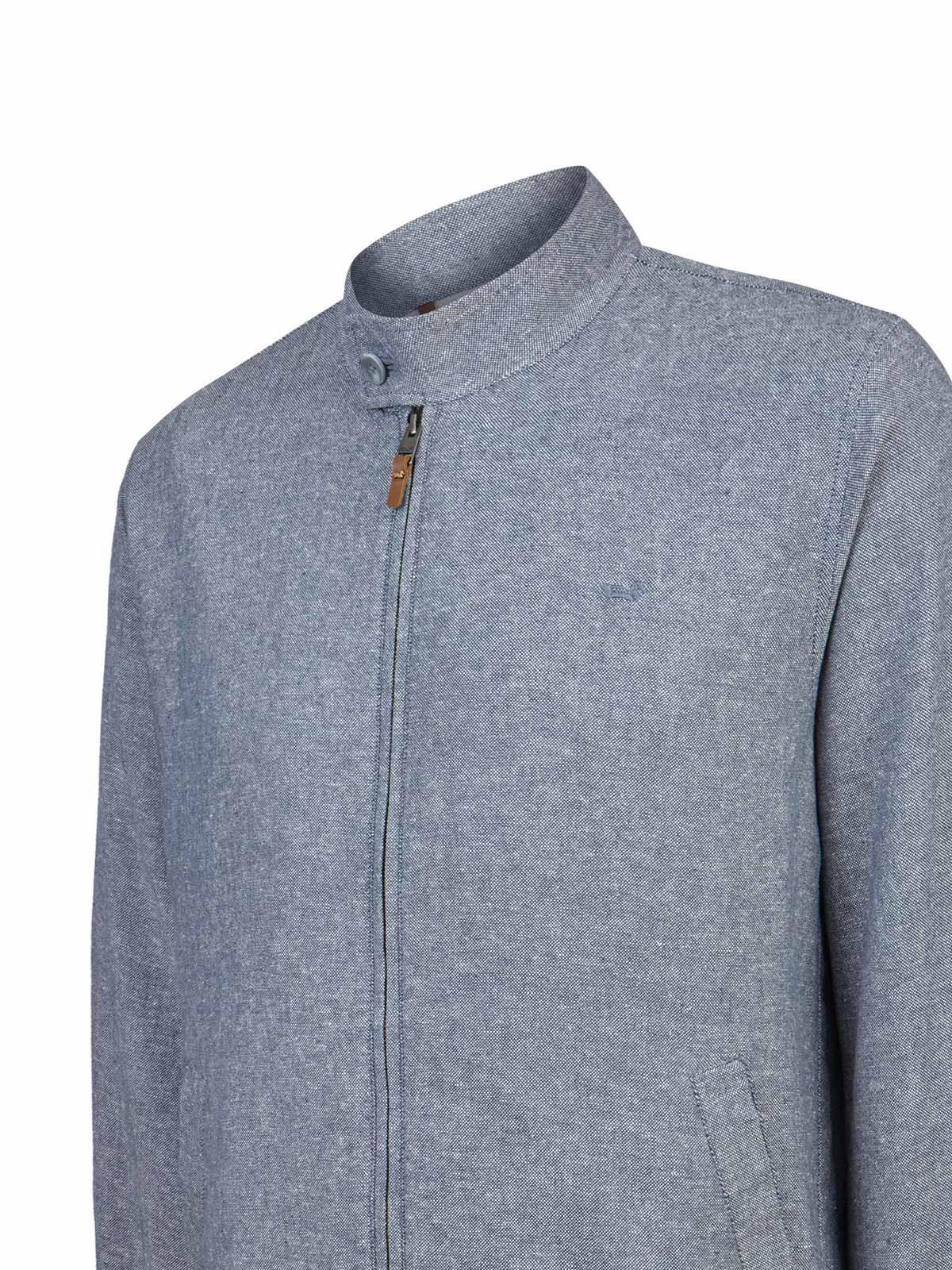 Chaqueta Lino Hombre Lido Gris-3