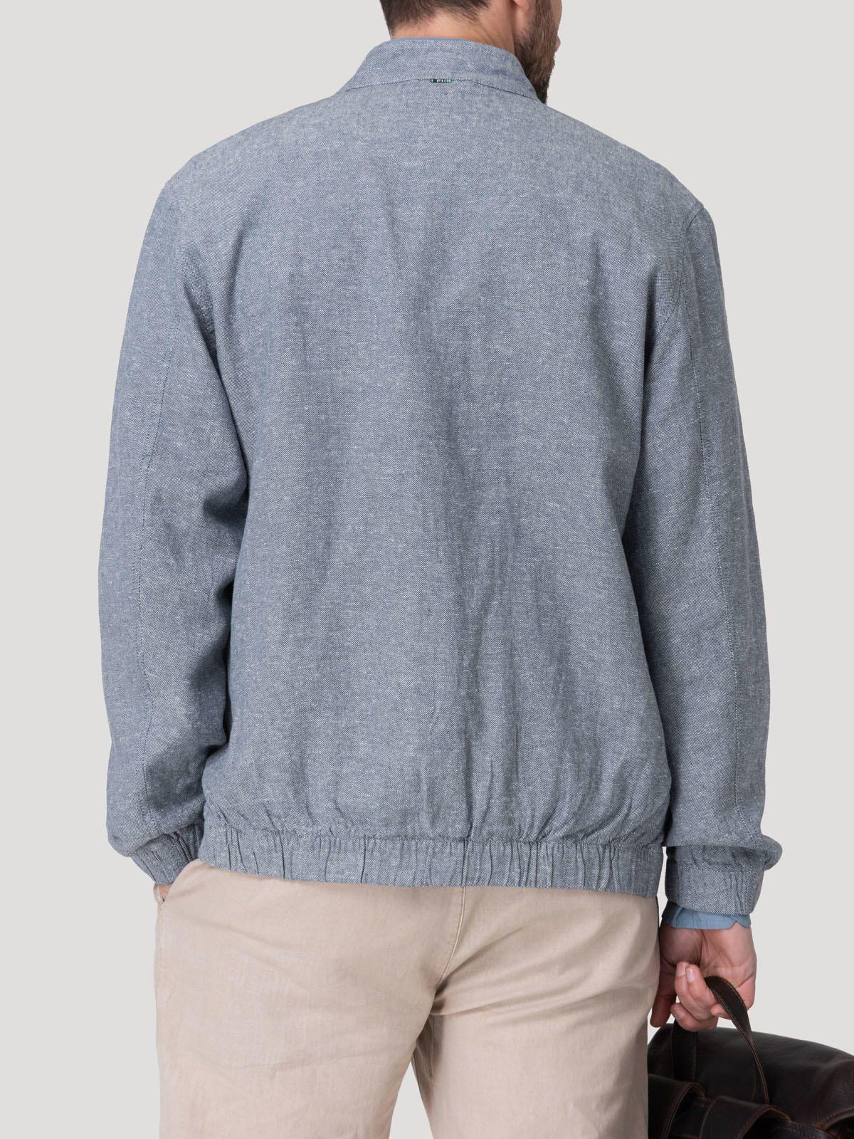 Chaqueta Lino Hombre Lido Gris-5
