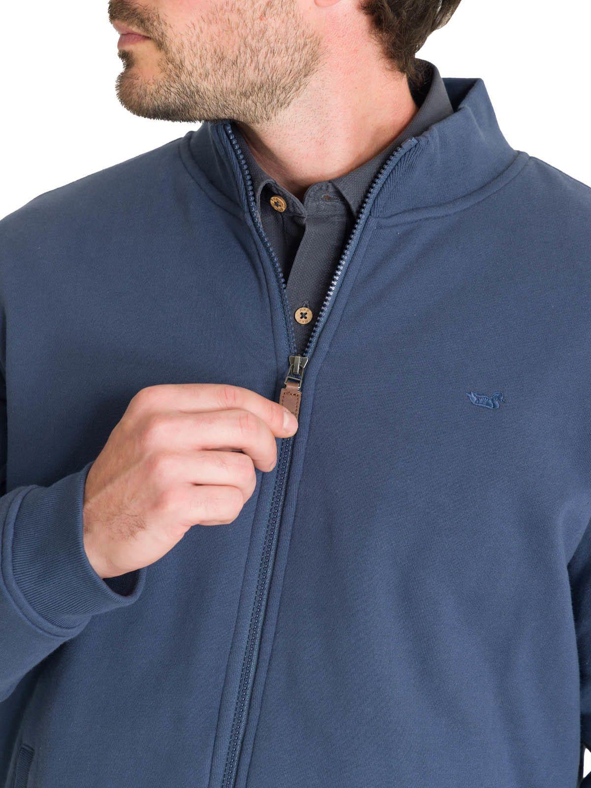 Polerón Algodón Orgánico Hombre Orvieto Azul-7