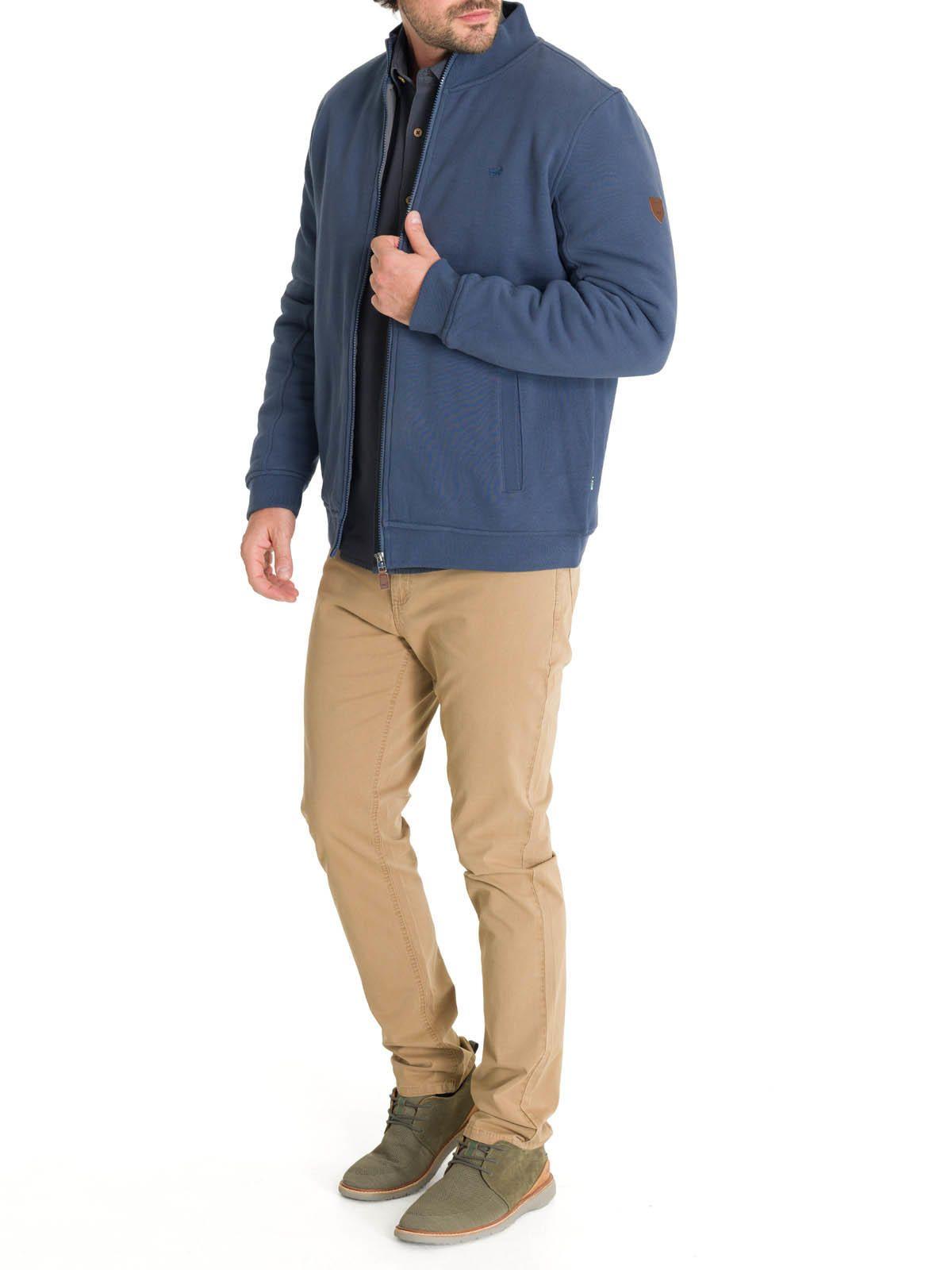 Polerón Algodón Orgánico Hombre Orvieto Azul-8