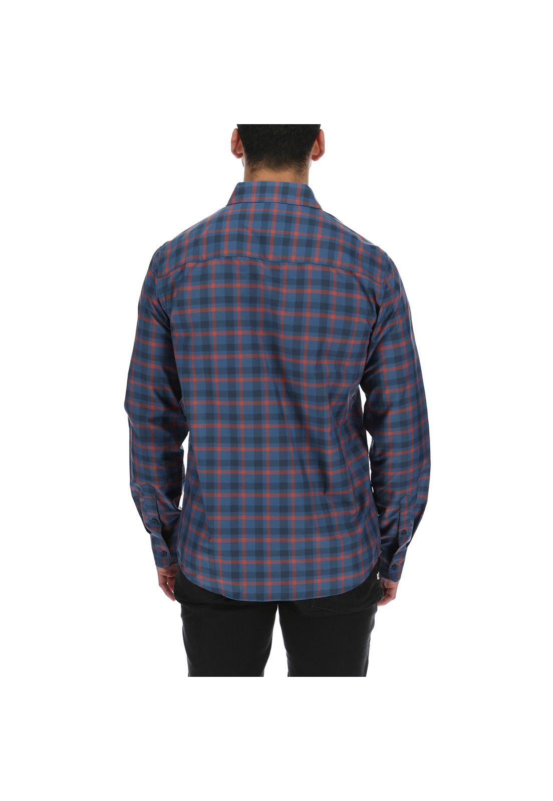 Camisa M/L  Hombre Brighton Long Sleeve Azul Oscuro-2