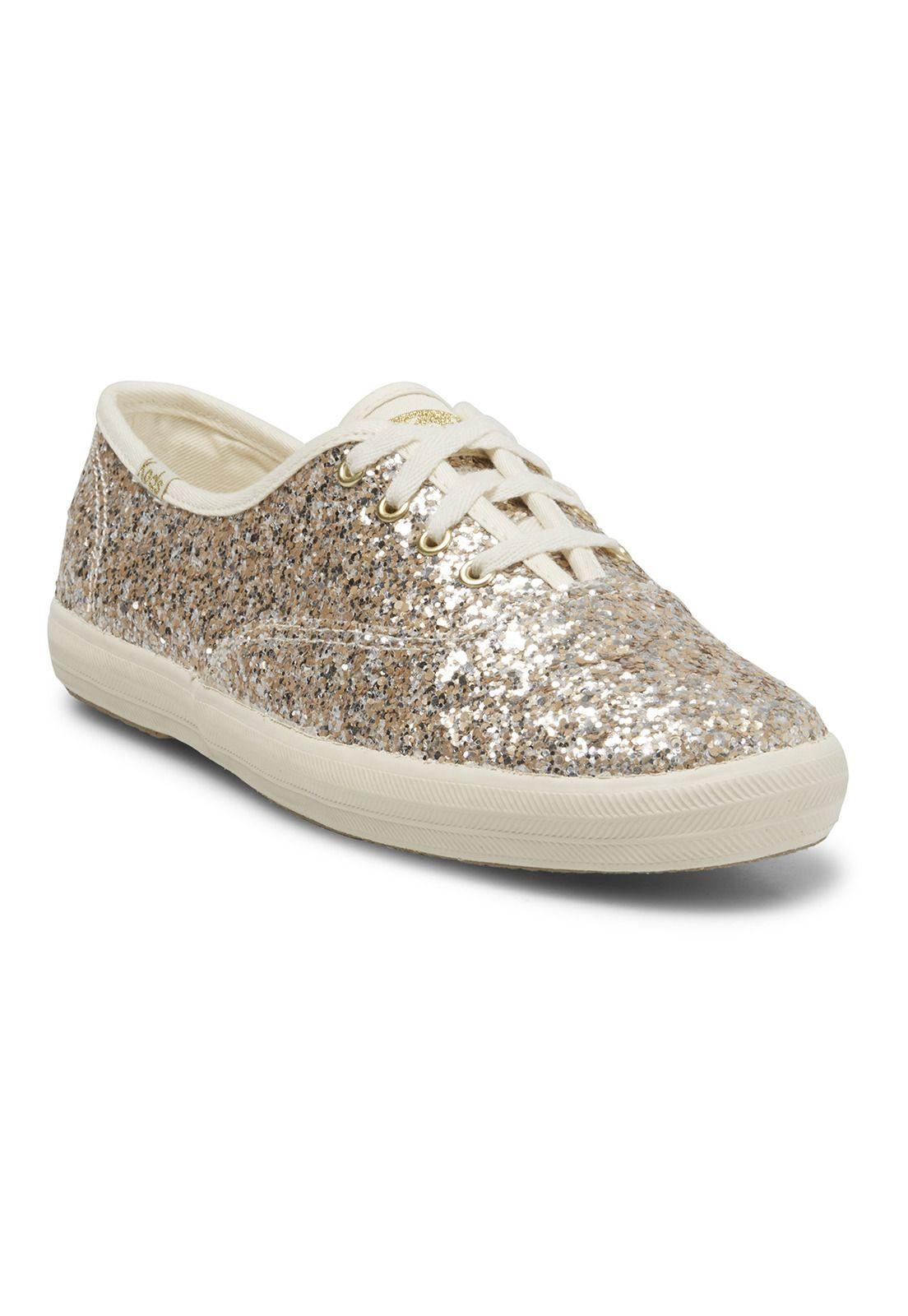 Zapatilla Mujer Casual Champion Glitter Dorada-1