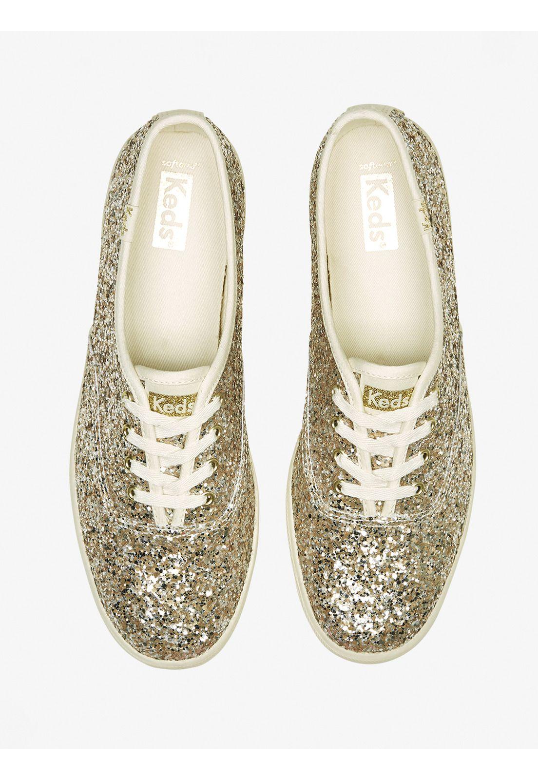 Zapatilla Mujer Casual Champion Glitter Dorada-3