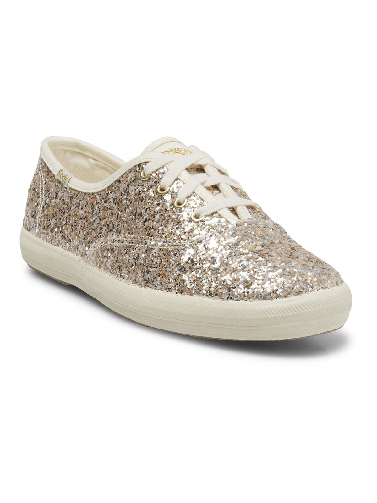 Zapatilla Mujer Casual Champion Glitter Dorada-1