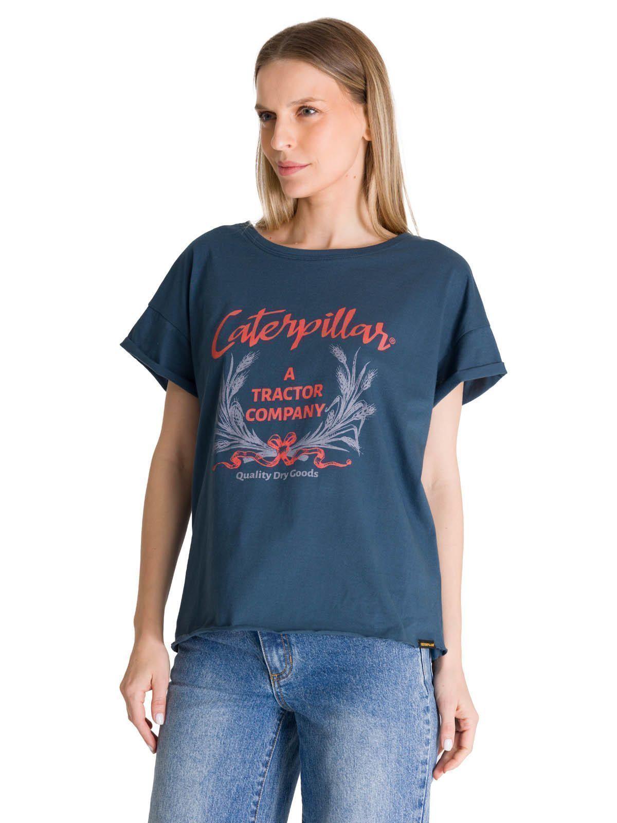 Polera Manga Corta Mujer Diseño Petroleo-1
