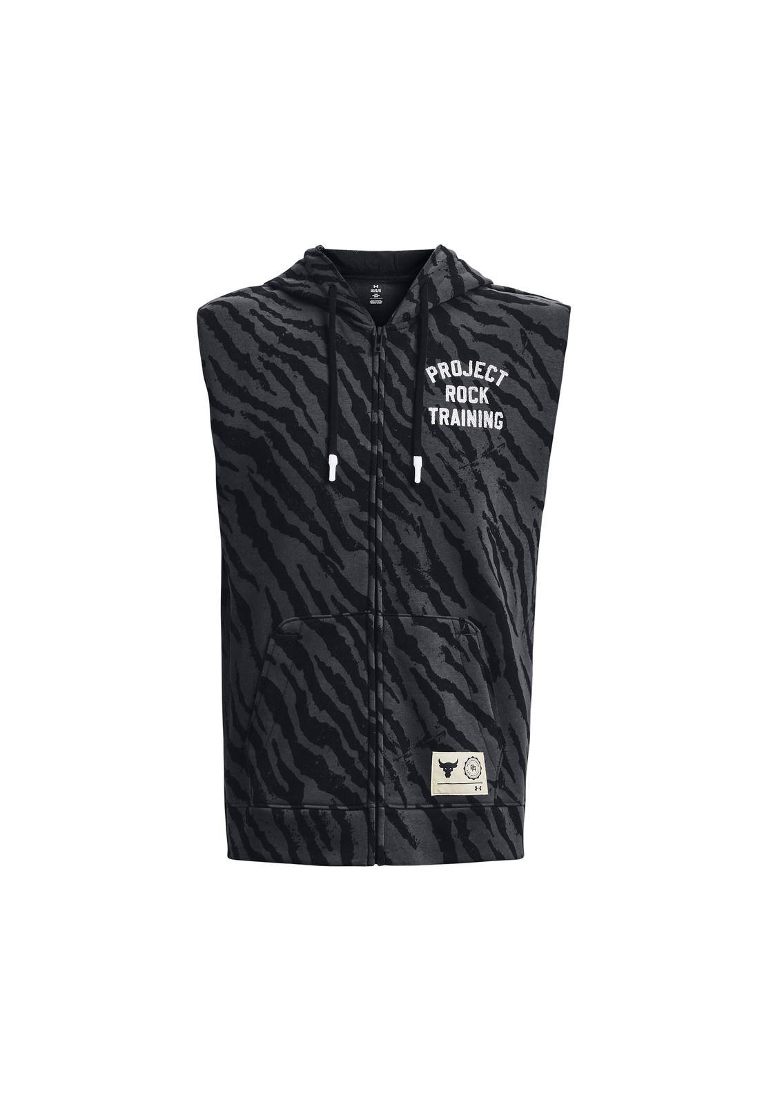 Polerón S/M Train Project Rock Rival Negro Hombre-0